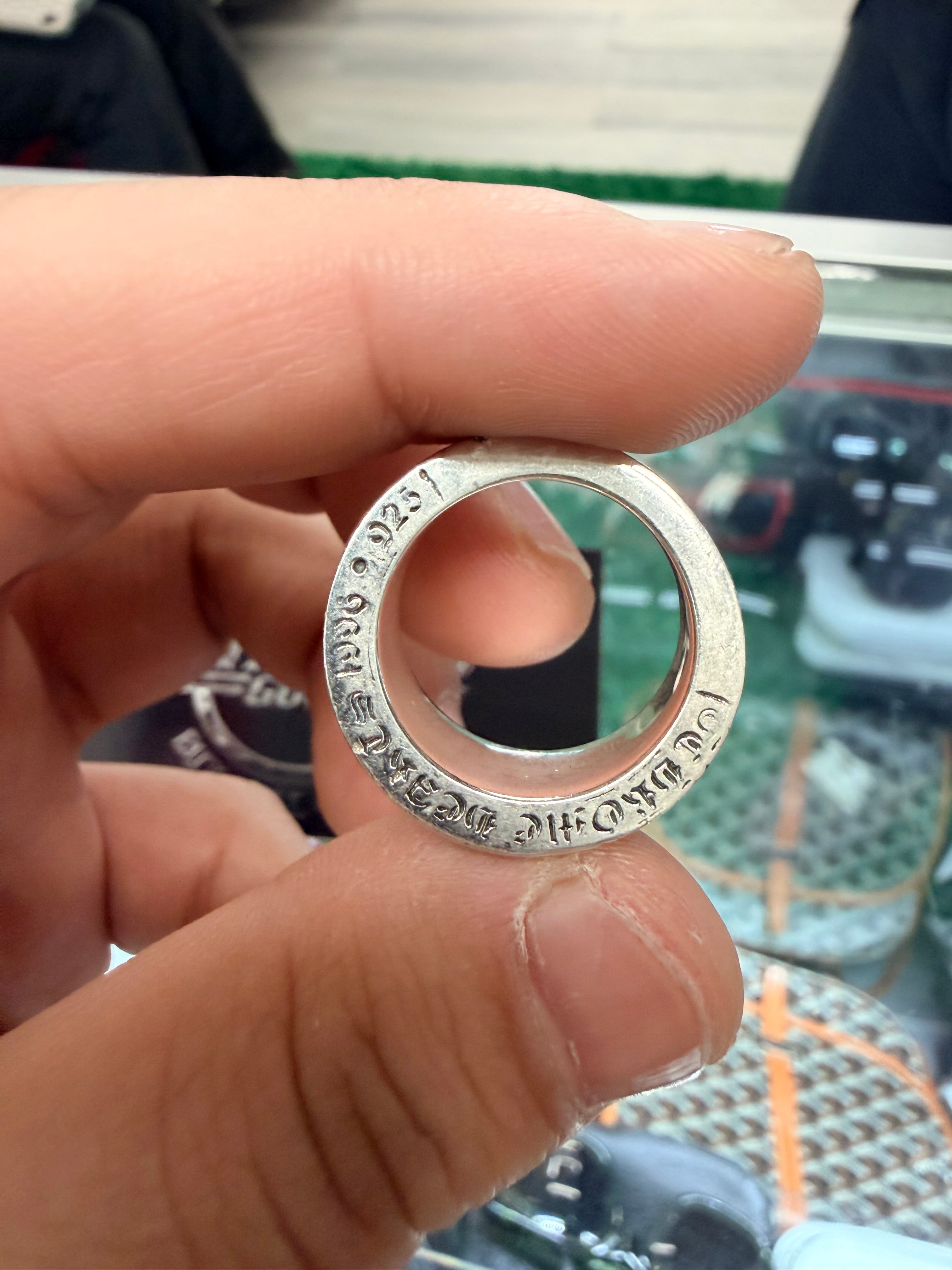 Chrome Heart Fleur Ring Size 8 U