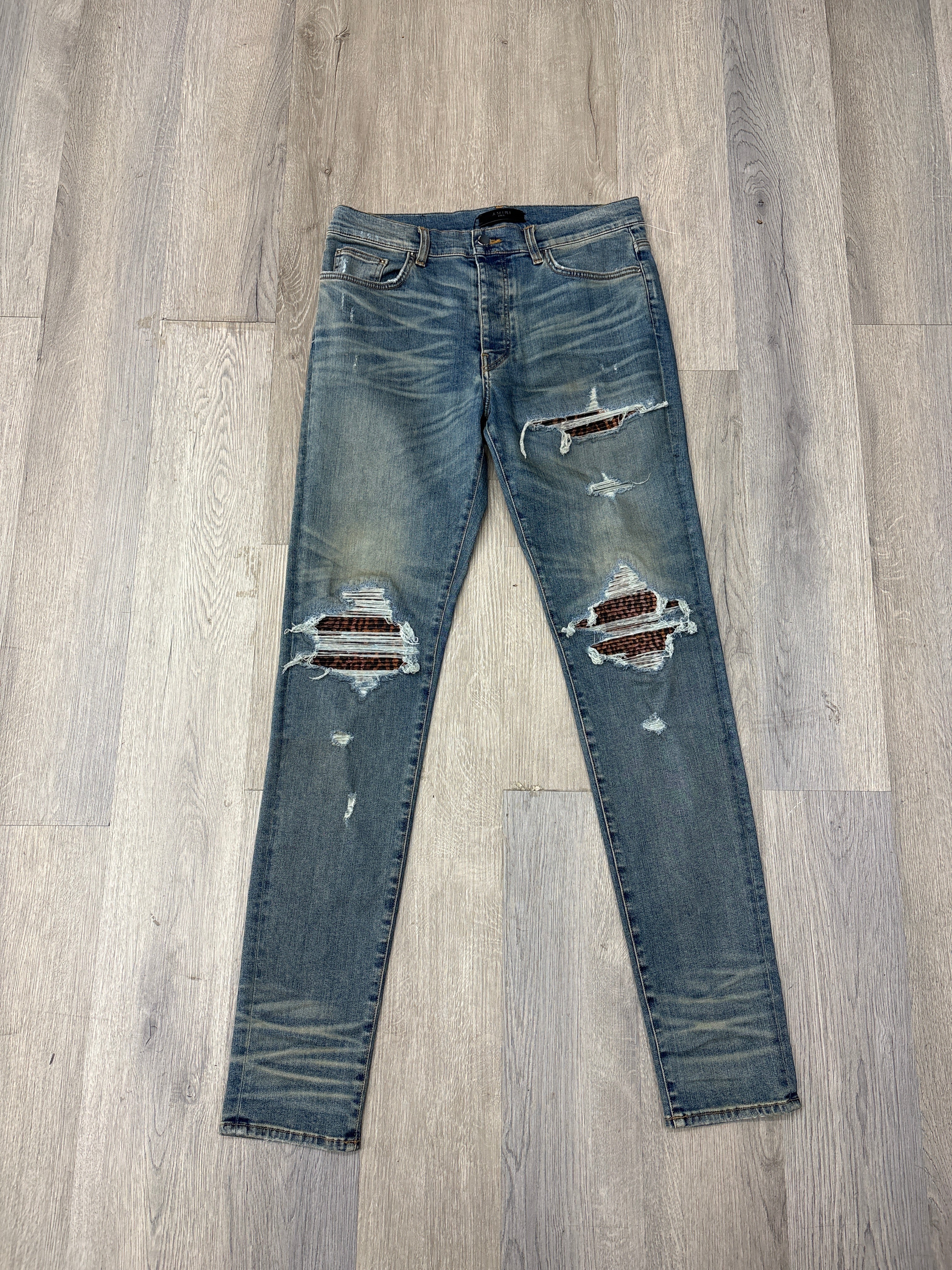 MA ripple patch mx1 jeans indigo 34 U