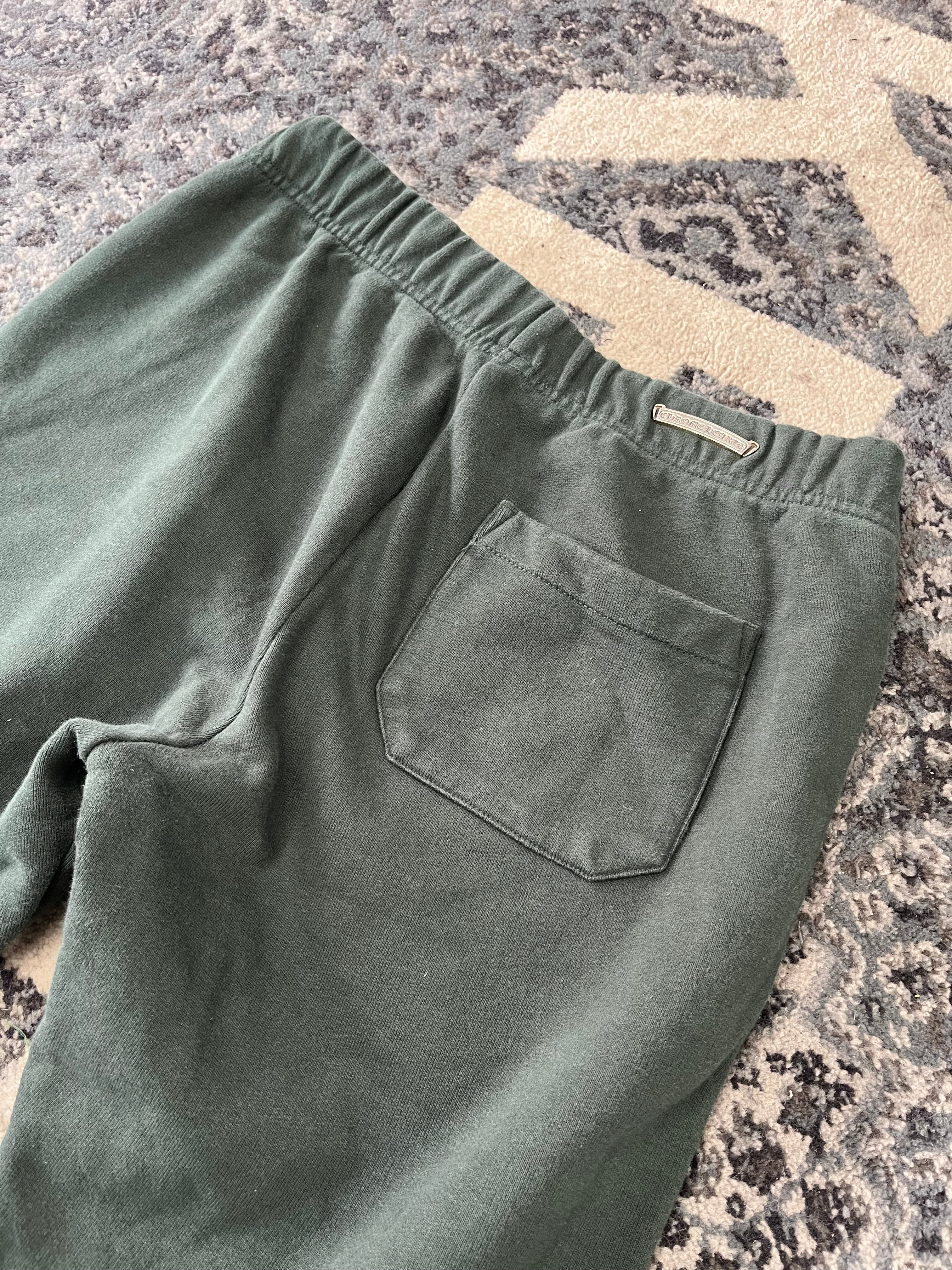 CHROME HEARTS slo ride sweatpants green M U