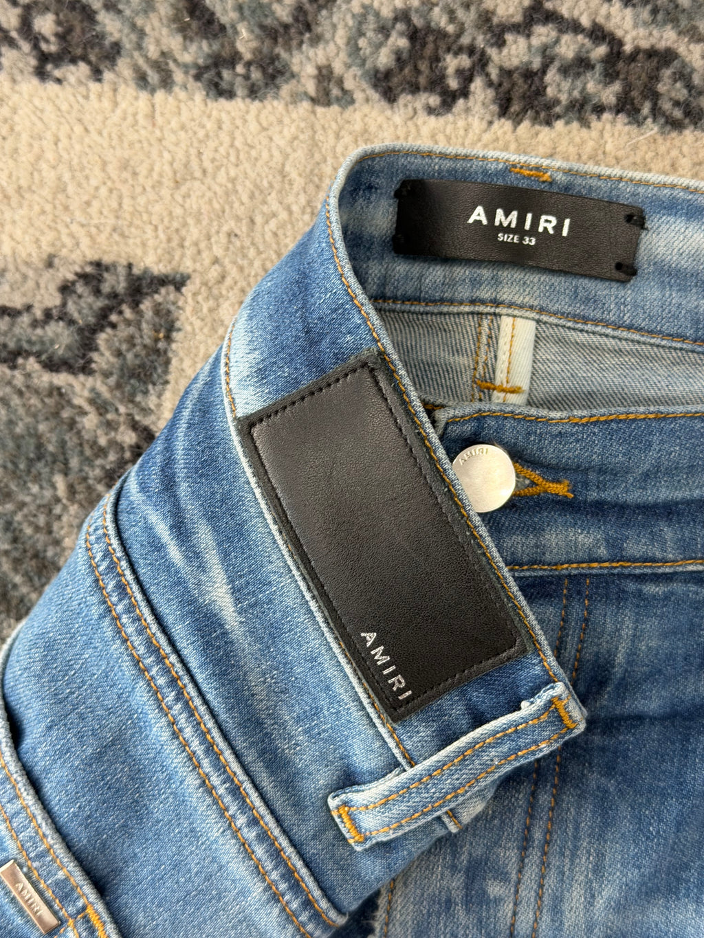 AMIRI honeycomb mx1 jeans indigo 33 U