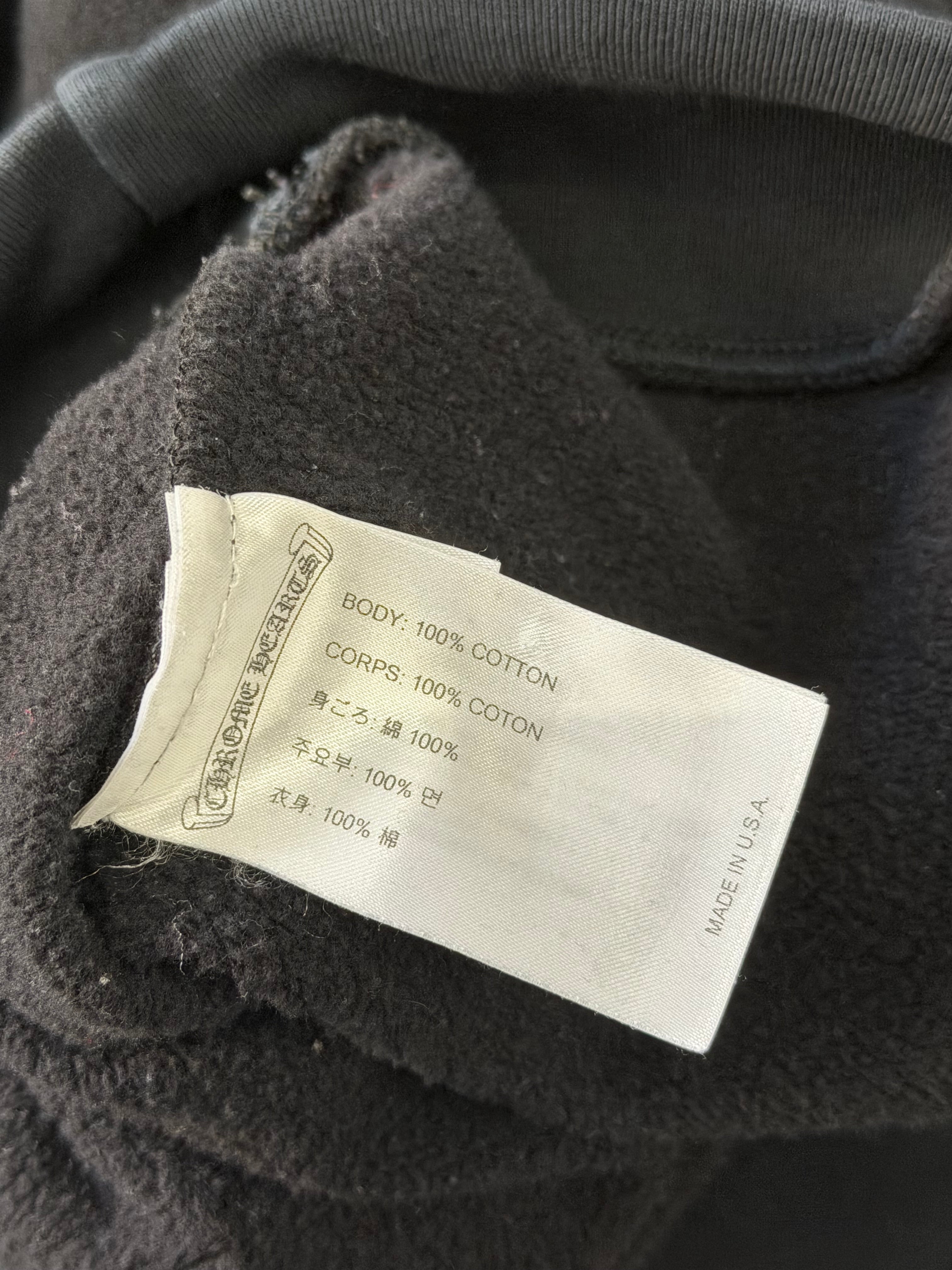 CHROME HEARTS usa horseshoe logo hoodie black M U
