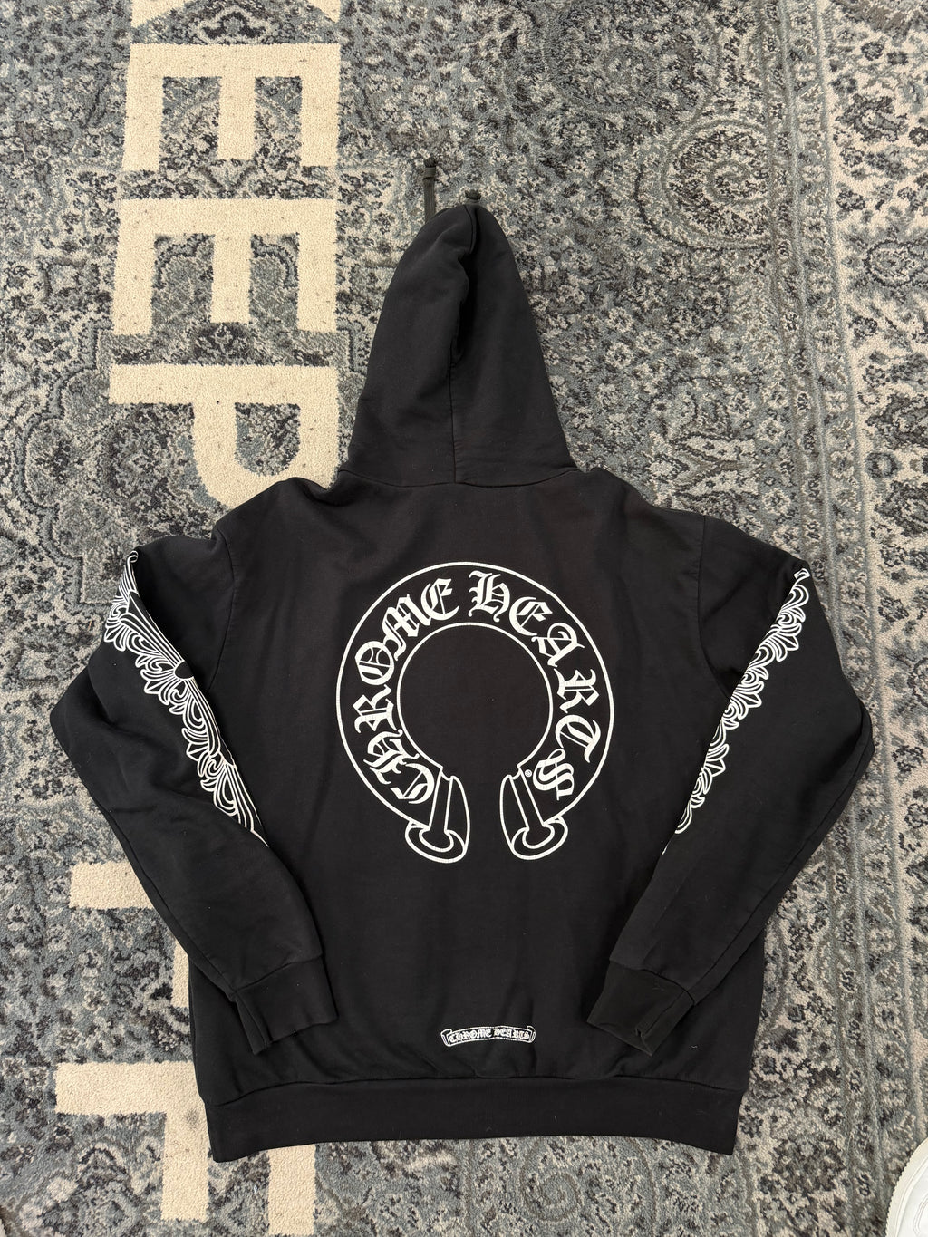 CHROME HEARTS floral sweatsuit black L U