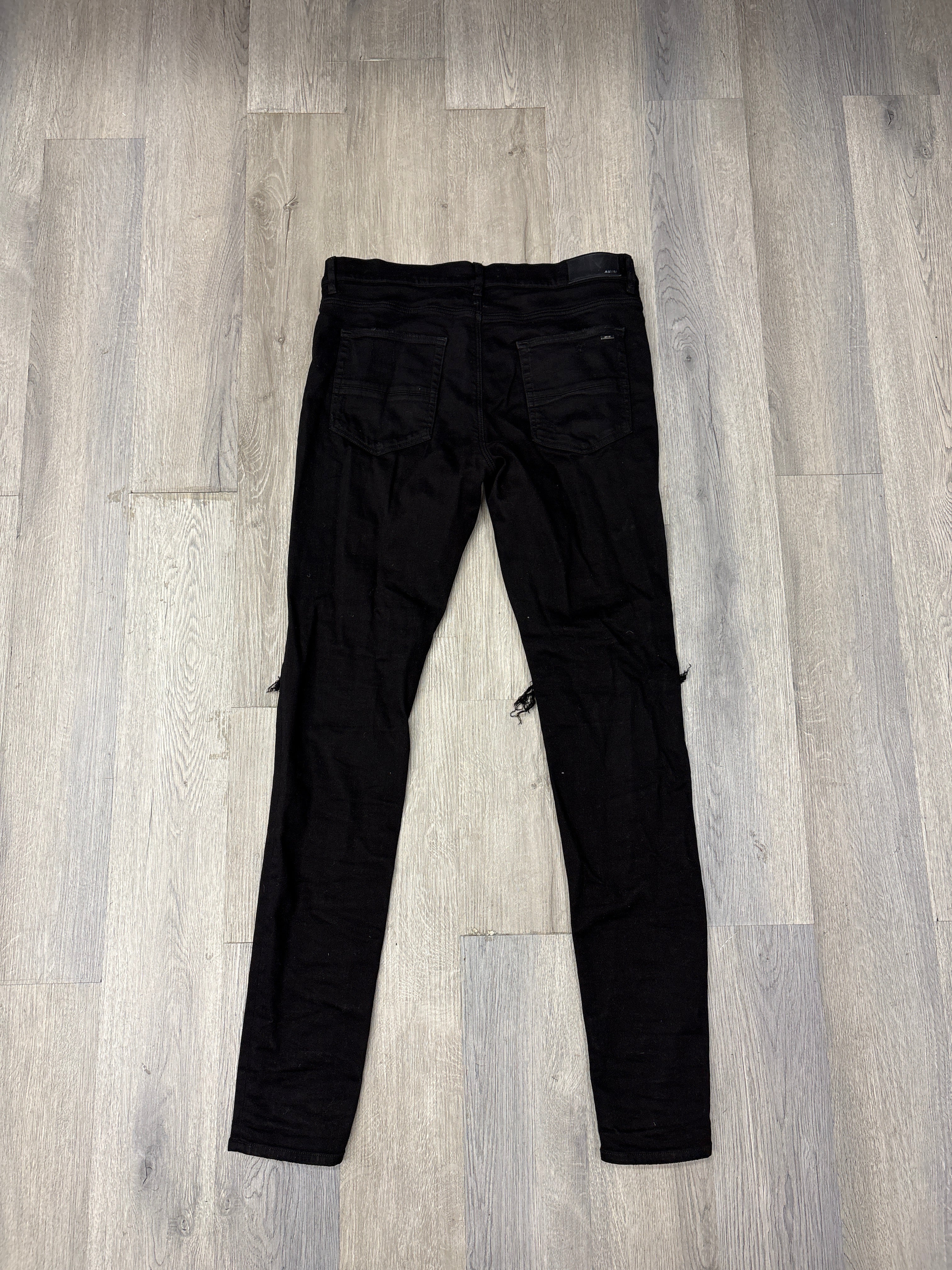 AMIRI black patch mx1 jeans black 36 U