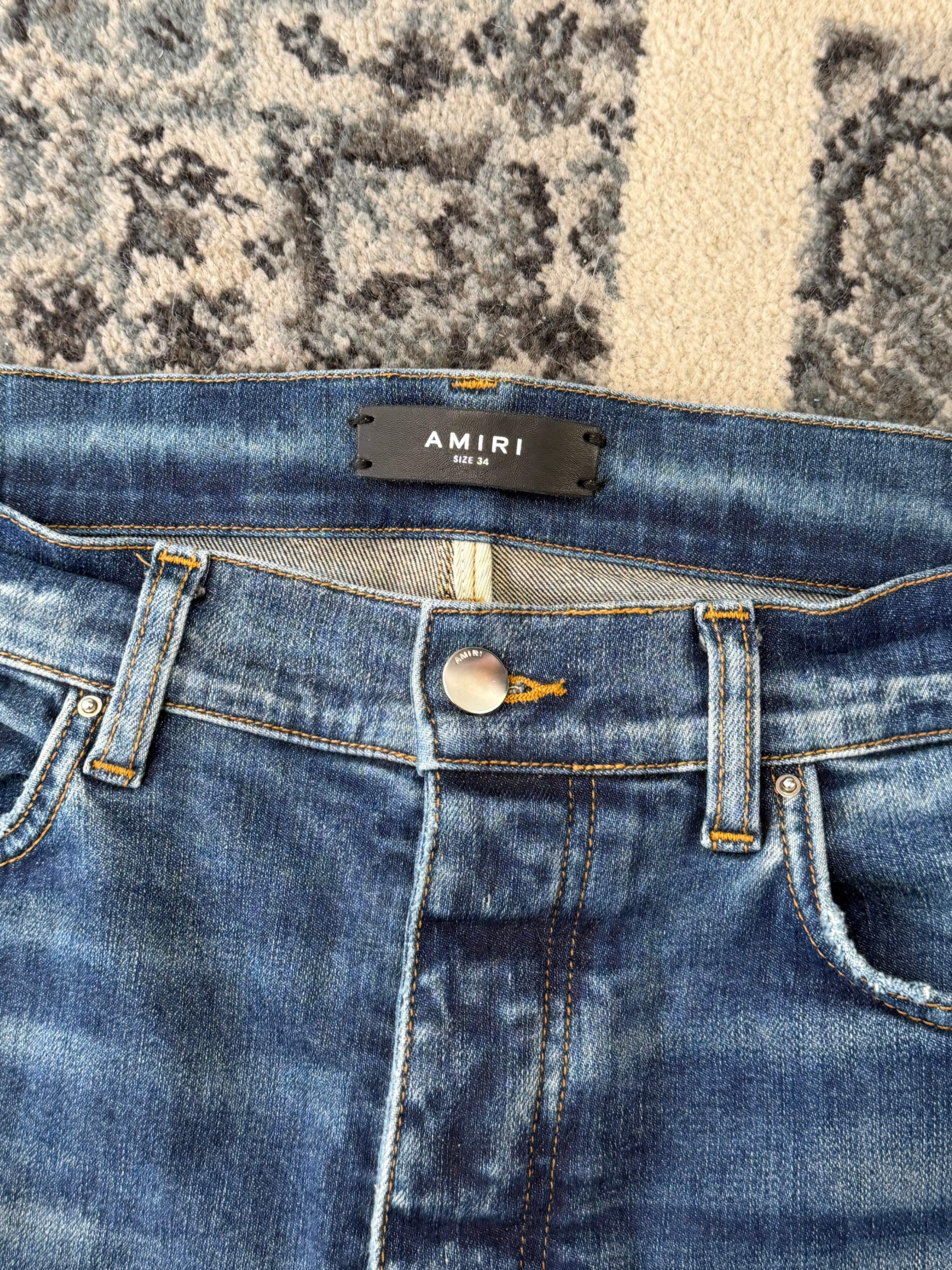 Amiri MX 1 Red bandana sz 34 – Stashed Goods