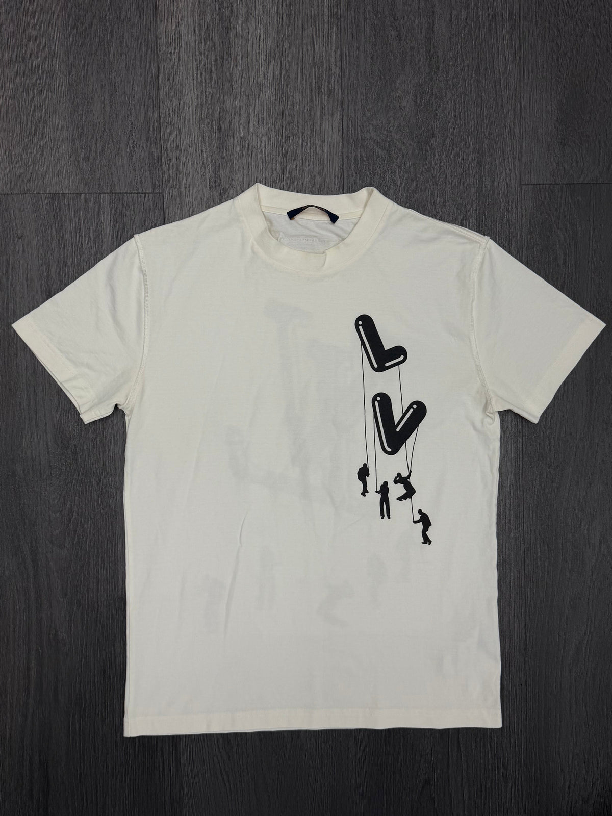 LV virgil dancing man shirt white S U