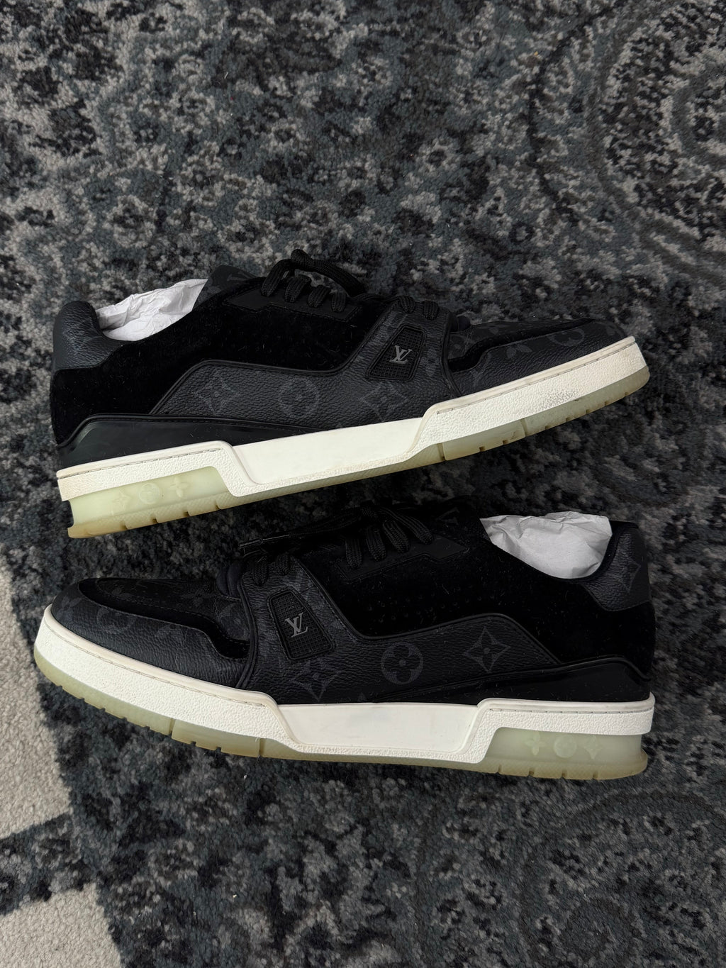 LV monogram eclipse trainers black 9LV (10.5-11M) NB U