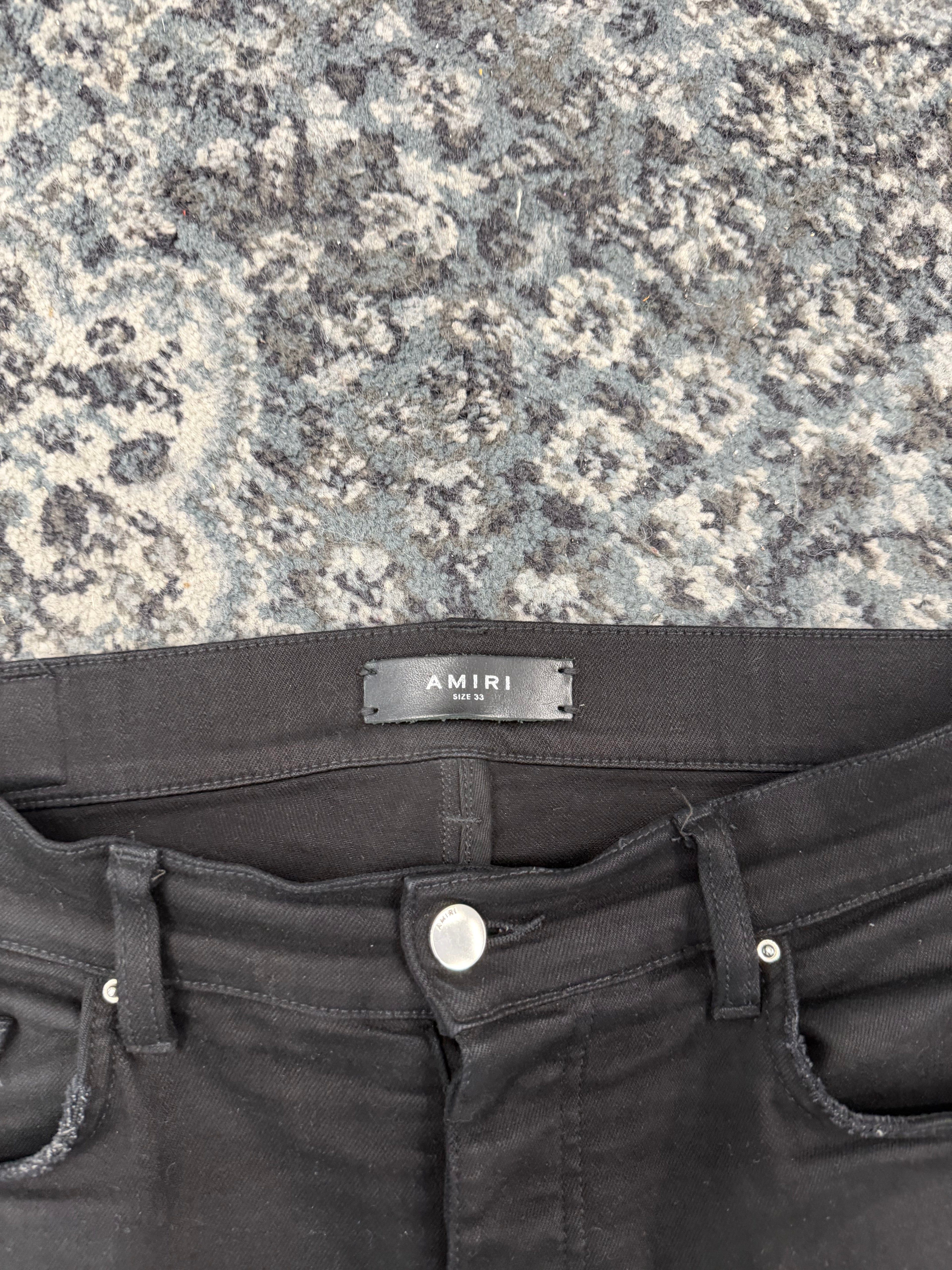 AMIRI black thrasher jeans black 33 U