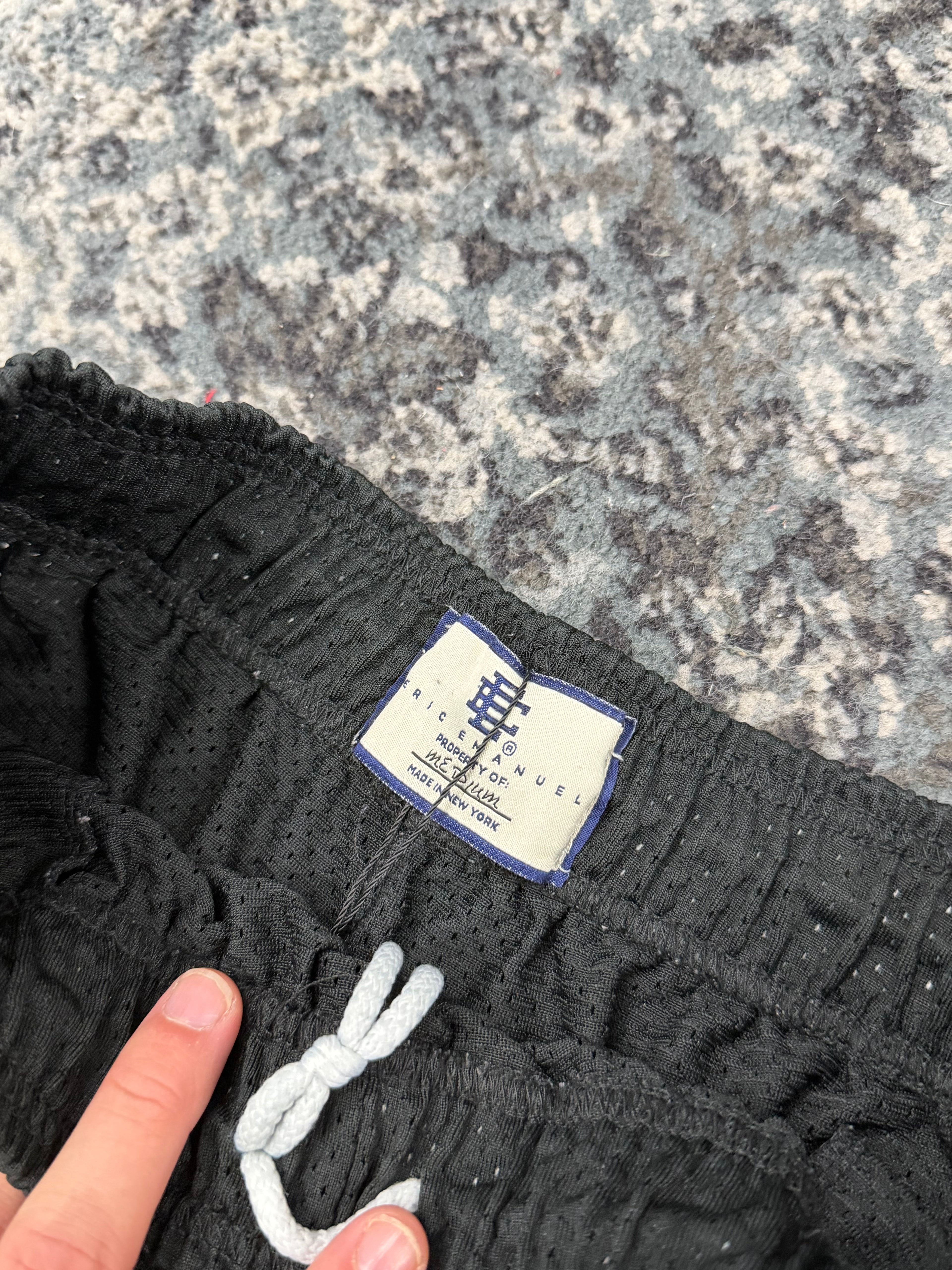 EE striped shorts black M U