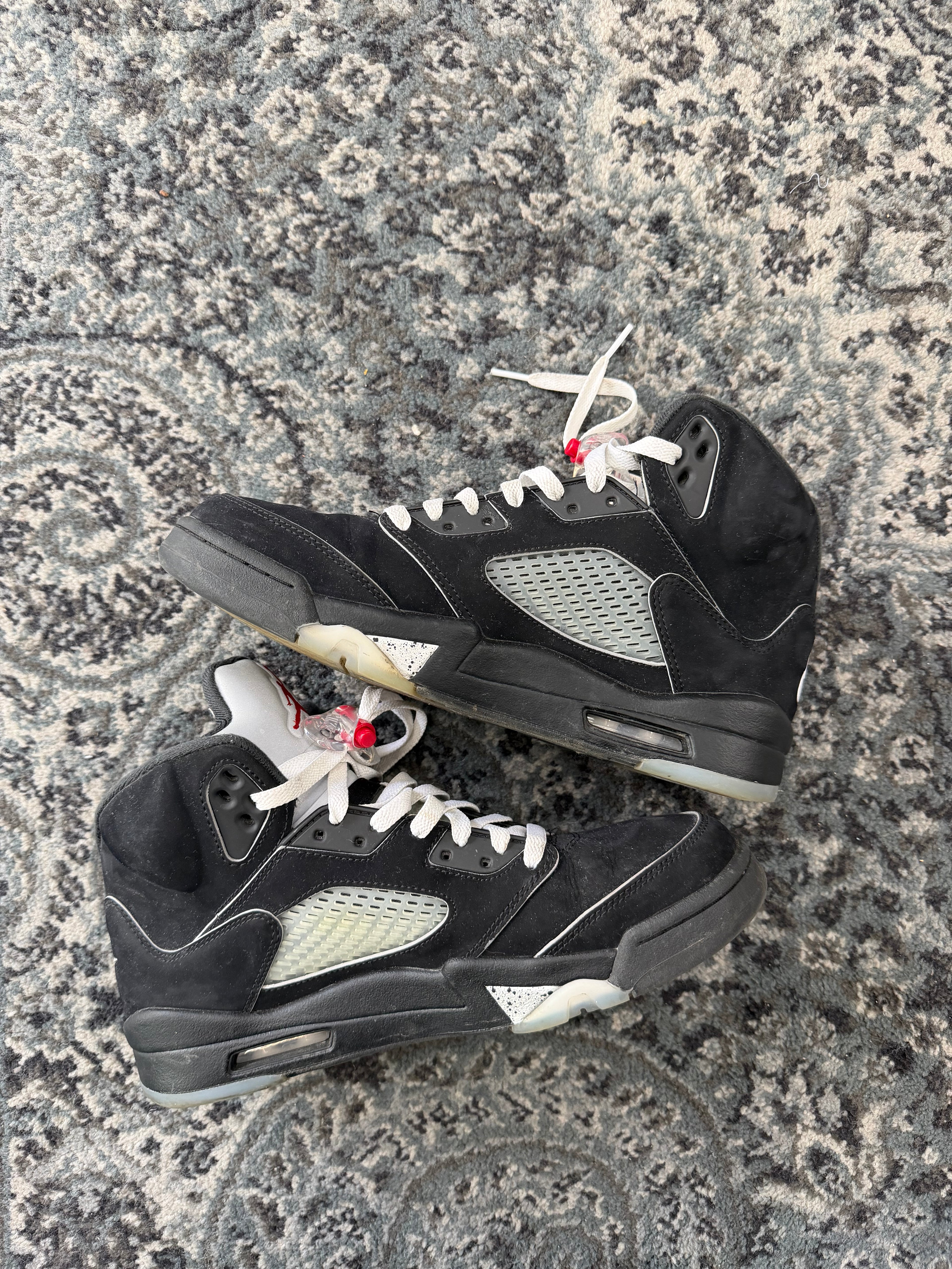 JORDAN 5 "black metallic" sneakers 10M NB U
