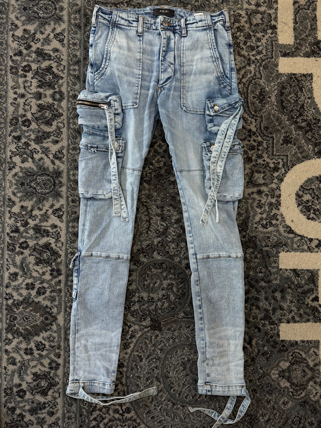 AMIRI technical cargo jeans indigo 32 U