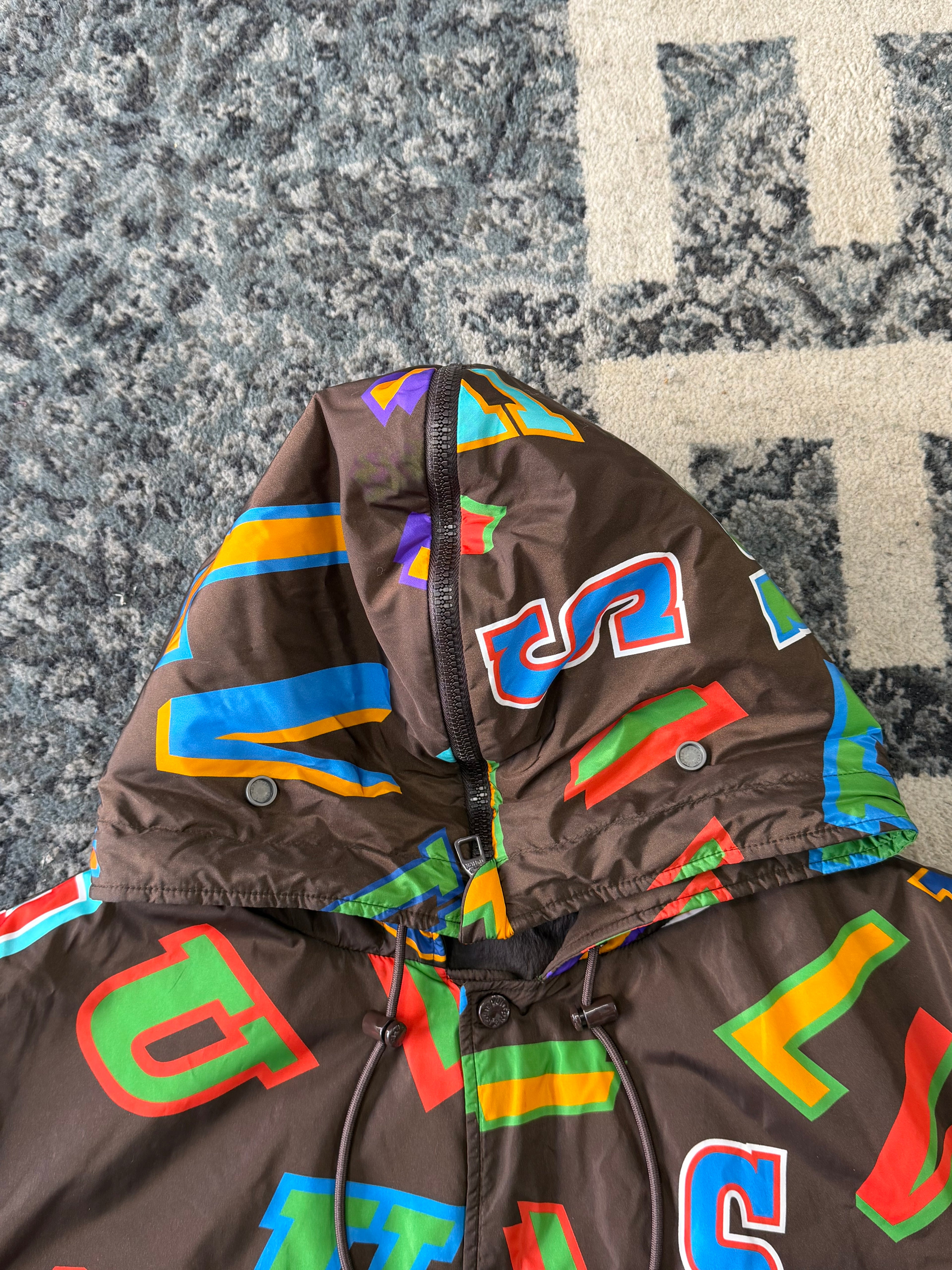 LVx NBA letters windbreaker brown 50 (L) U