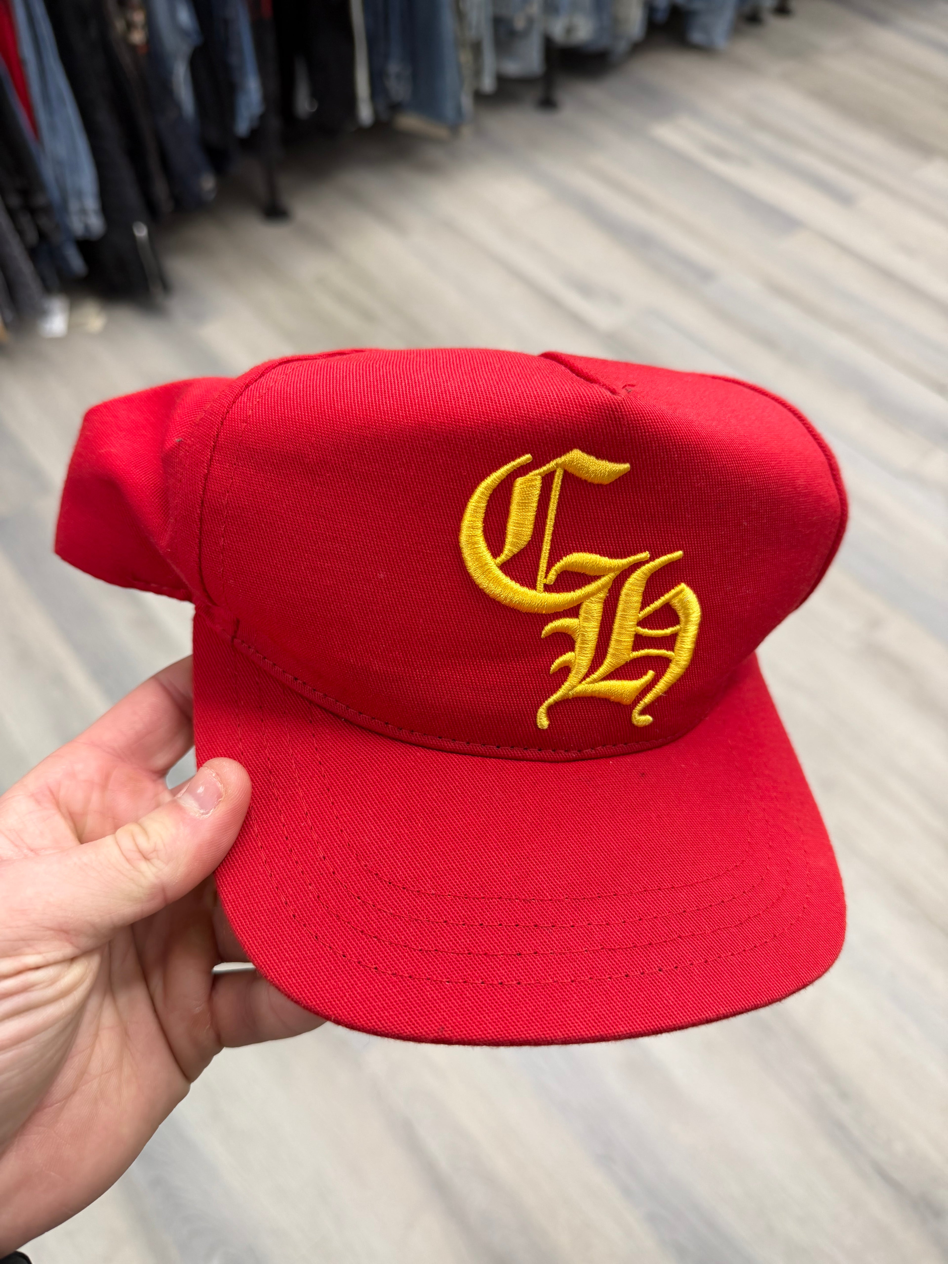 CHROME HEARTS ch trucker hat red/yellow OS U