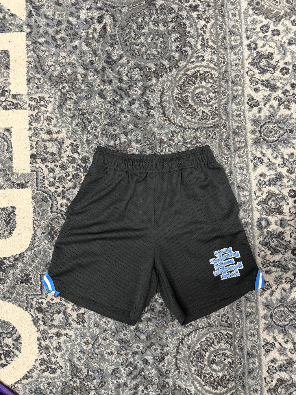 EE striped shorts black M U