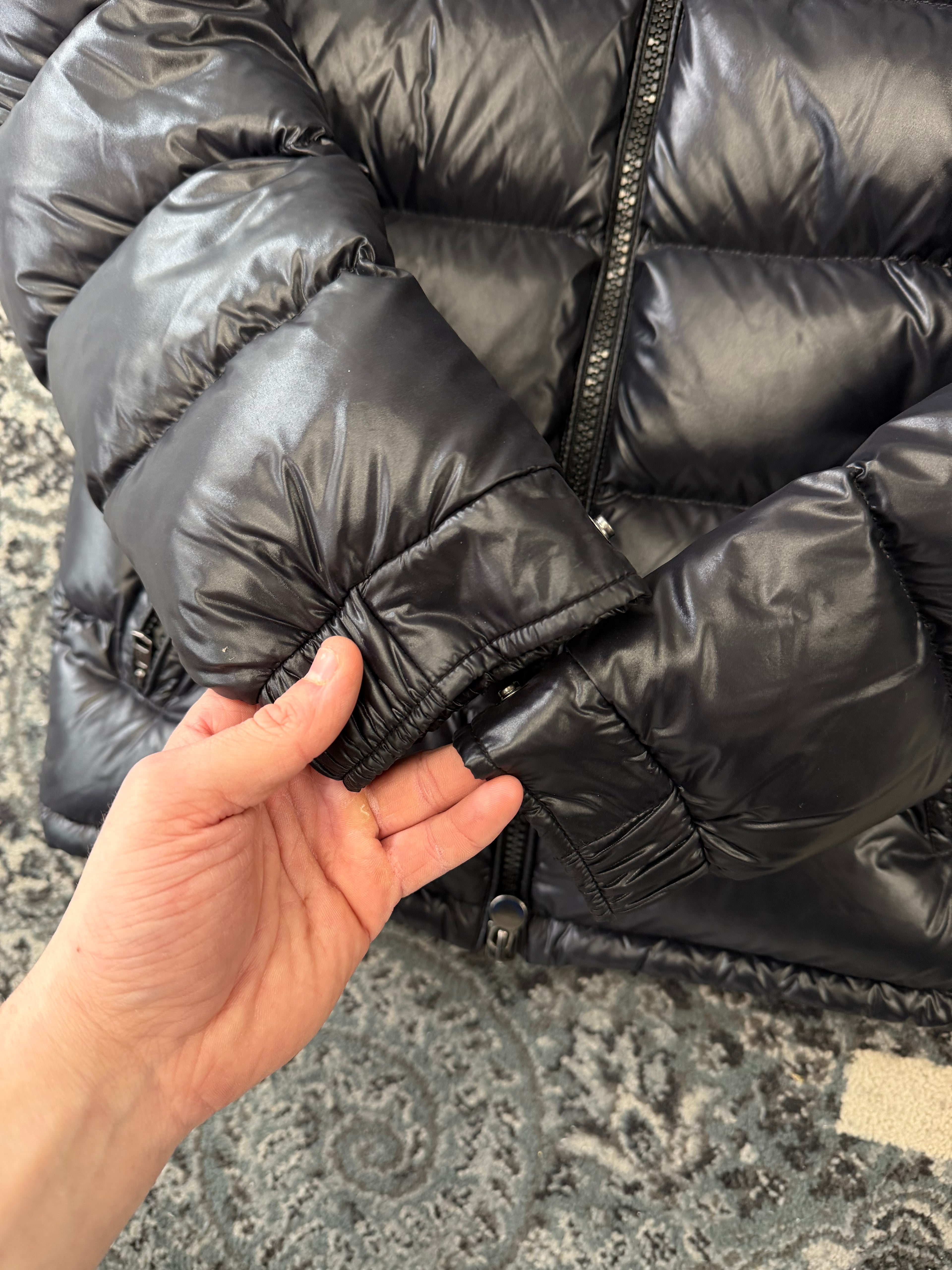 MONCLER maya puffer jacket black 1 (S) U