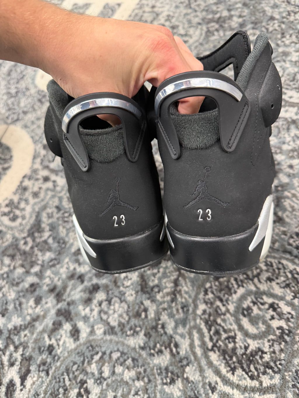 JORDAN 6 chrome metallic 13M OG ALL U