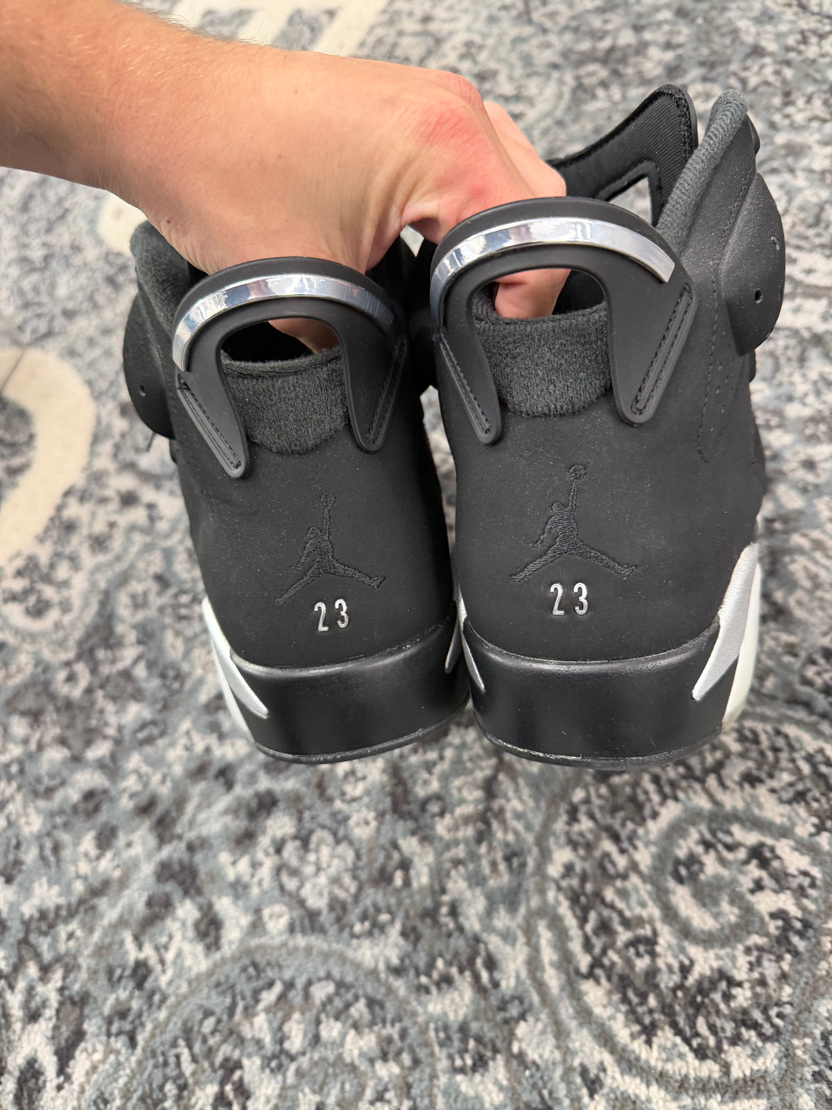 JORDAN 6 chrome metallic 13M OG ALL U