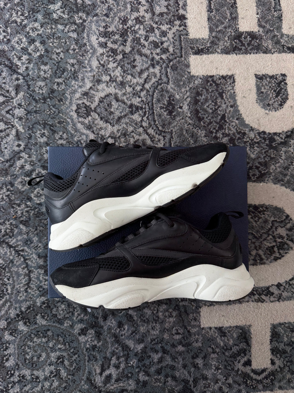 DIOR B22 runners black/white 43 (10M) OG ALL U