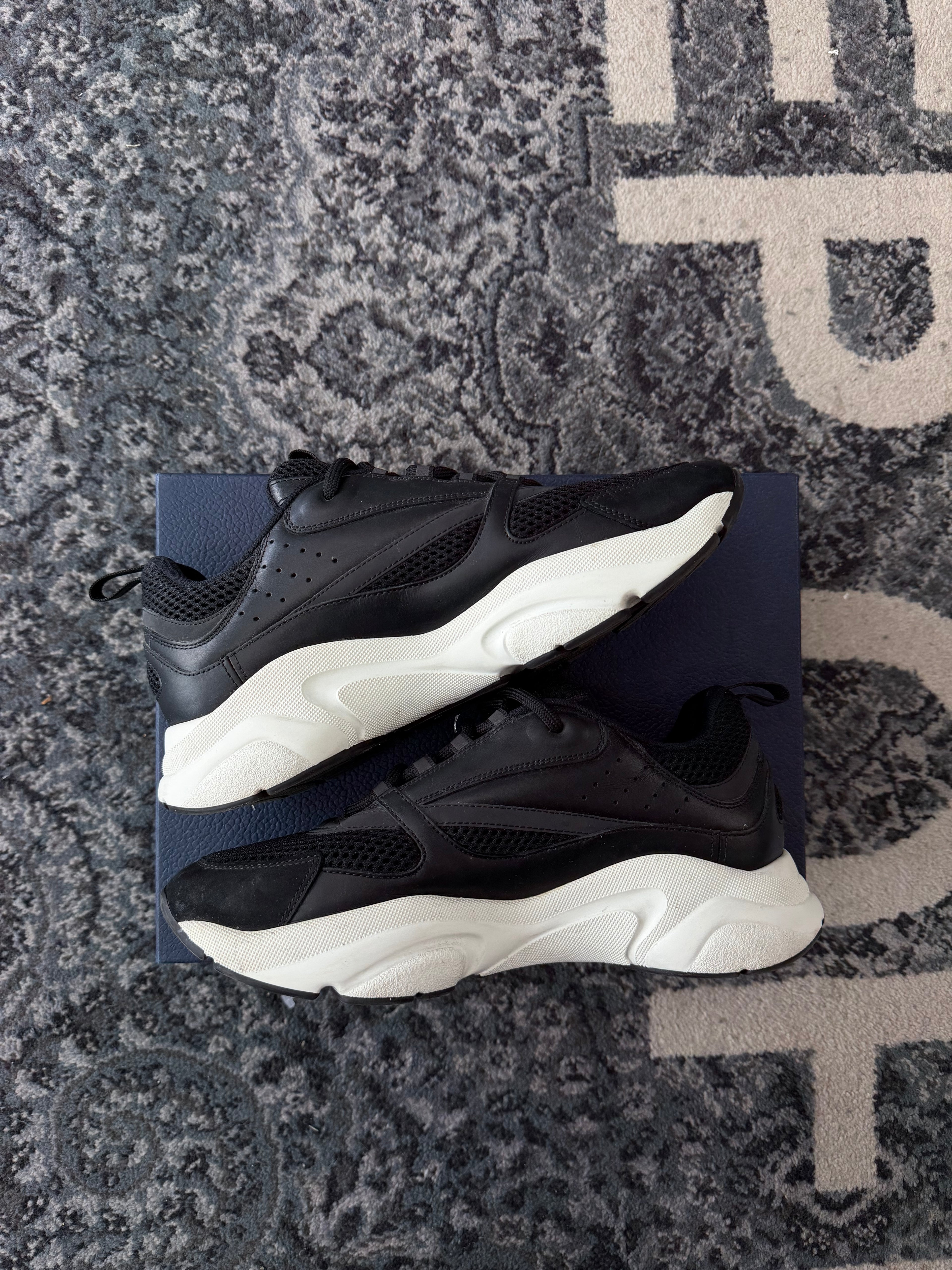 DIOR B22 runners black/white 43 (10M) OG ALL U