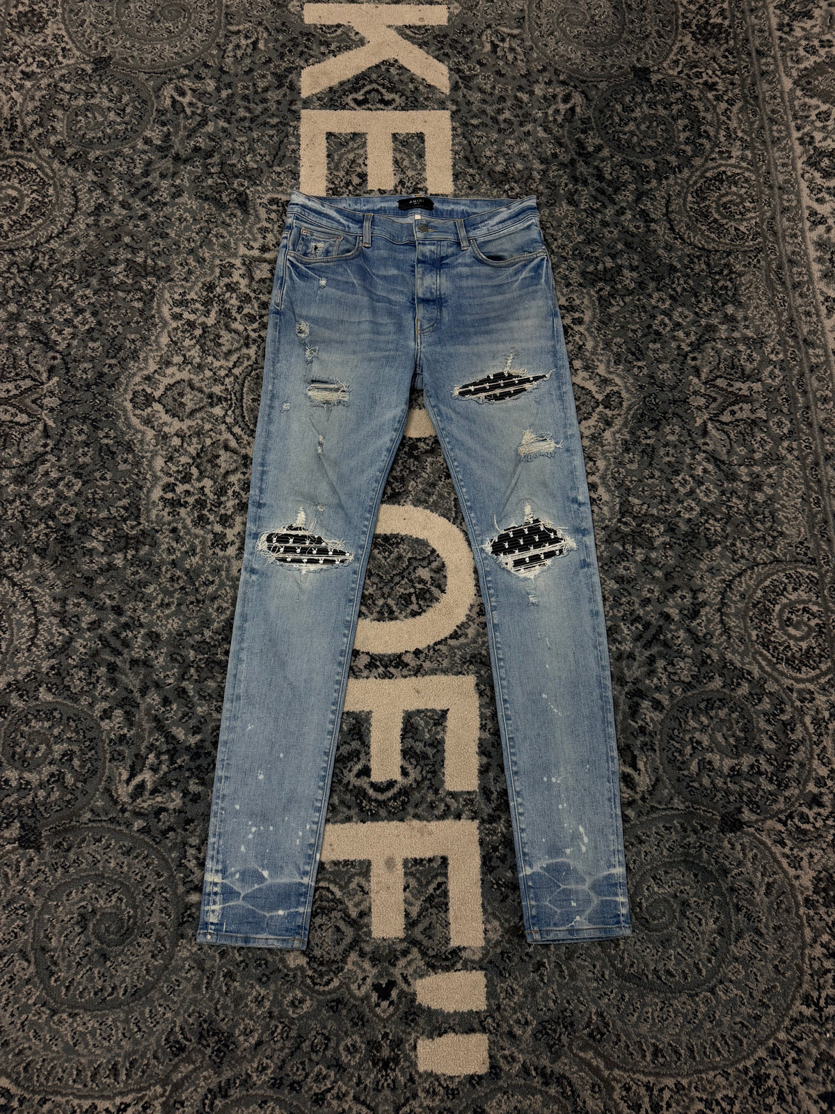 Amiri MX1 Indigo w Playboy Patch Size 34 u