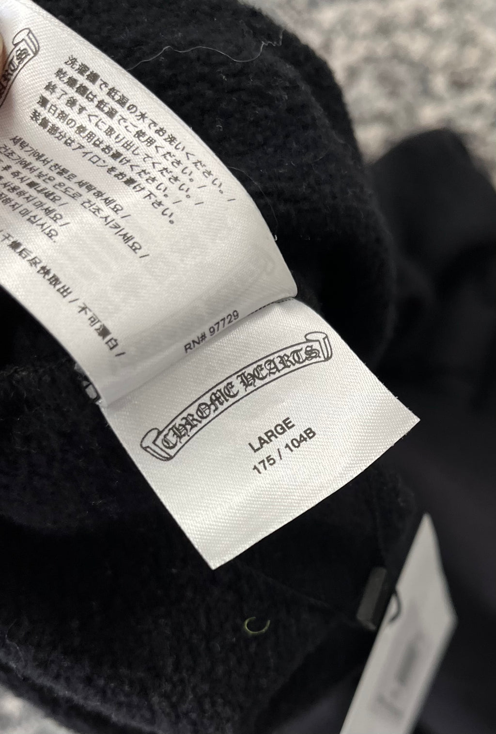 CHROME HEARTS fontaineblue 1 of 1 dice hoodie L U
