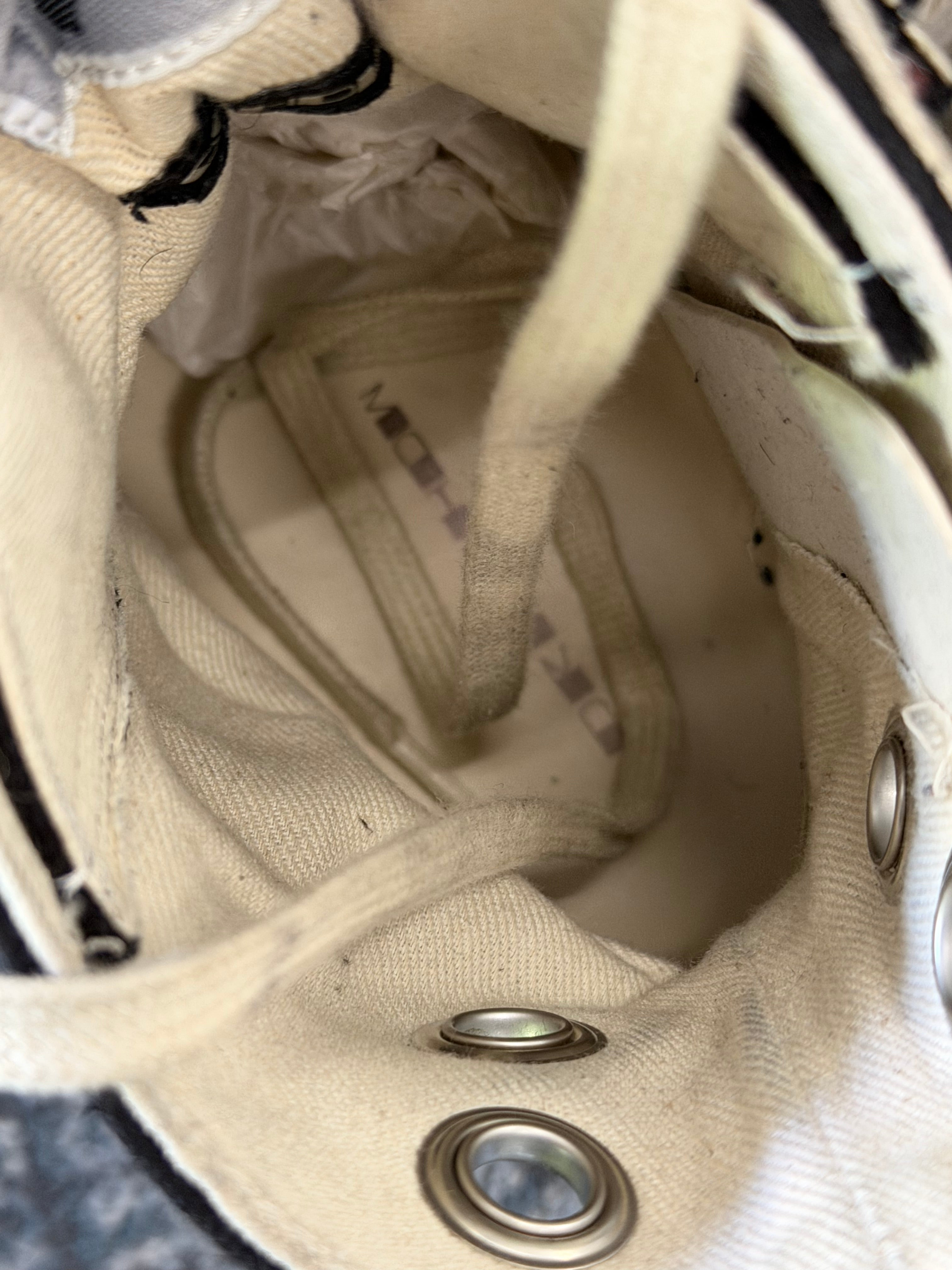 RICK OWENS black/milk ramone hightops 42 (9M) OG ALL U