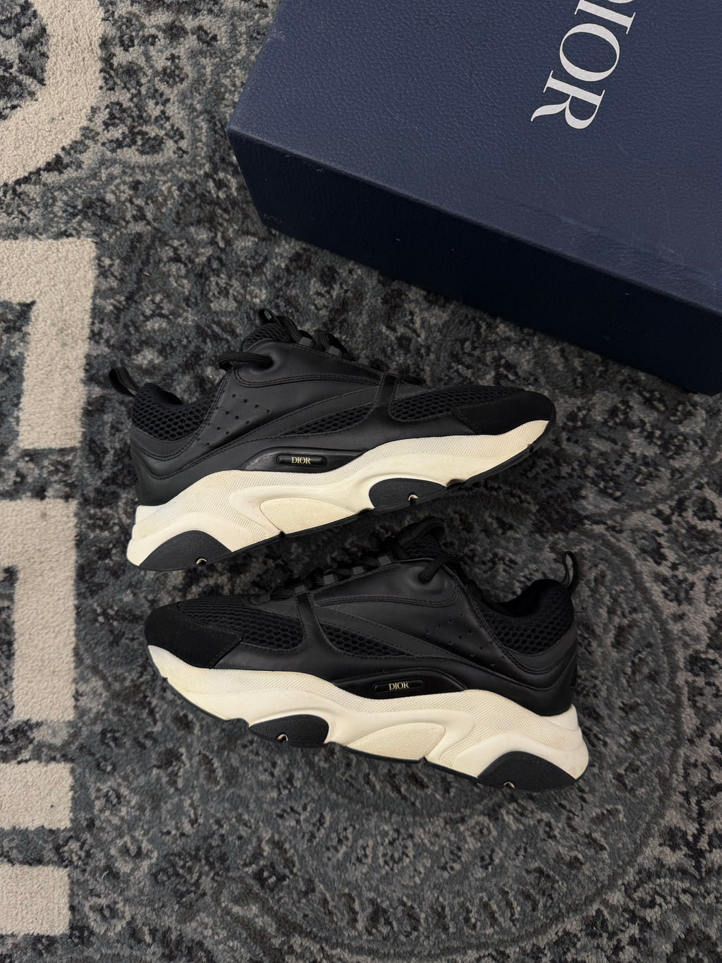 DIOR B22 runners black/white 41 (8M) WB NI U