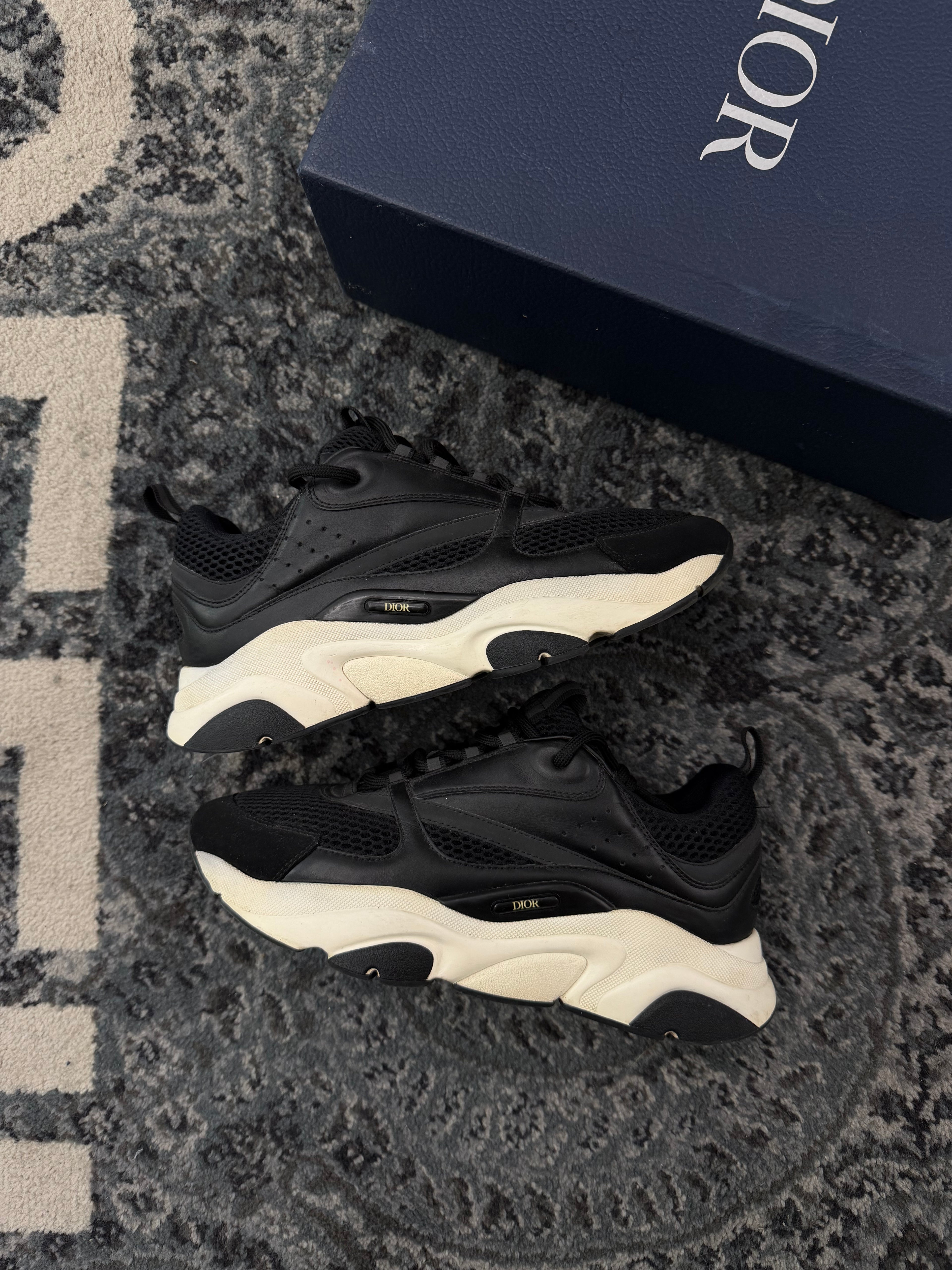 DIOR B22 runners black/white 41 (8M) WB NI U