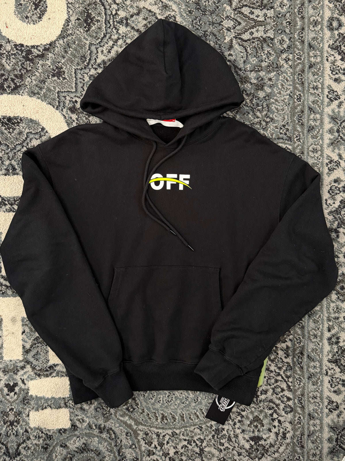 OFF WHITE studios hoodie black/green S U