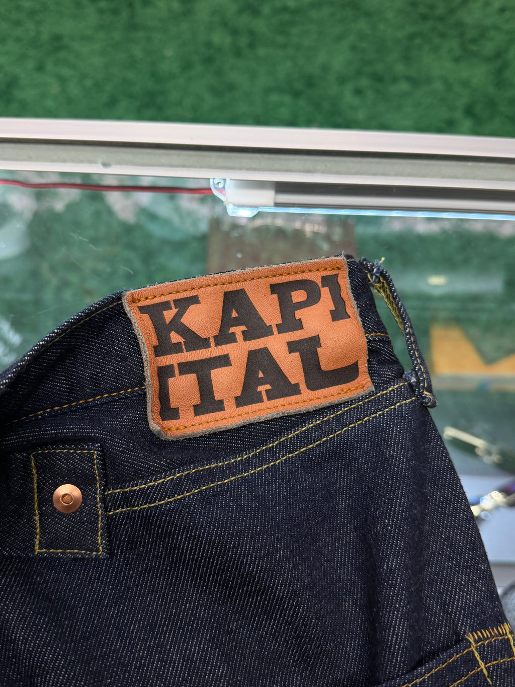 KAPITAL 14oz denim jeans dark blue 38 U