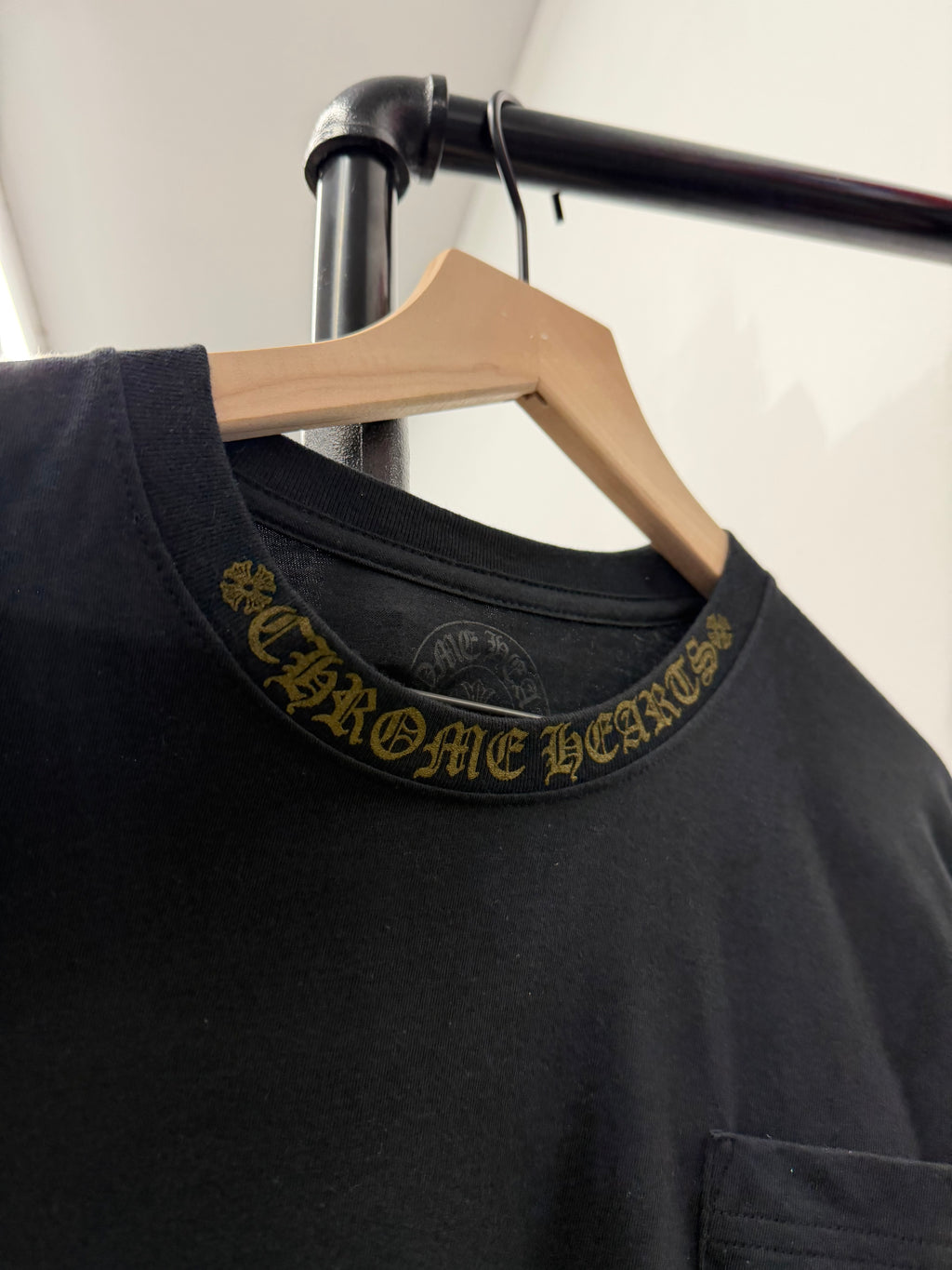 Chrome Hearts Olive Neck Logo Longsleeve Size M DS