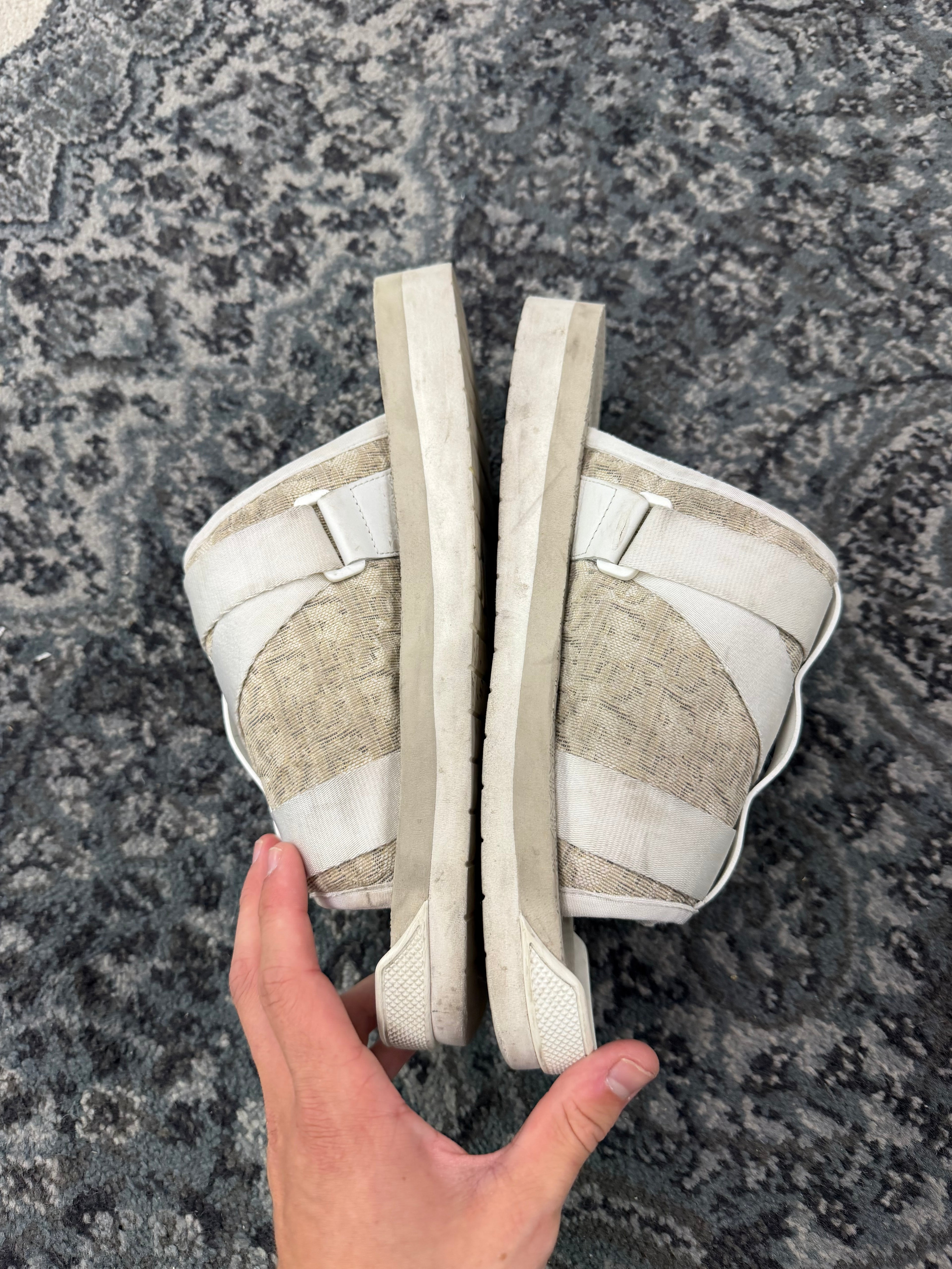 DIOR oblique alpha sandals crème 44 (11M) NB U