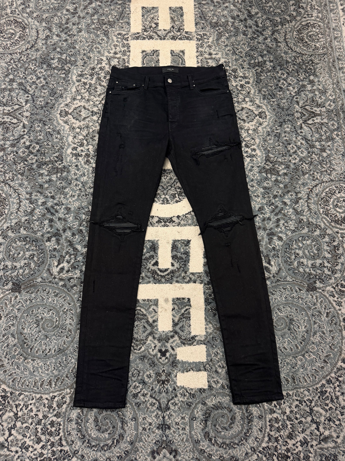 Amiri MX 1 black patch sz 36 U