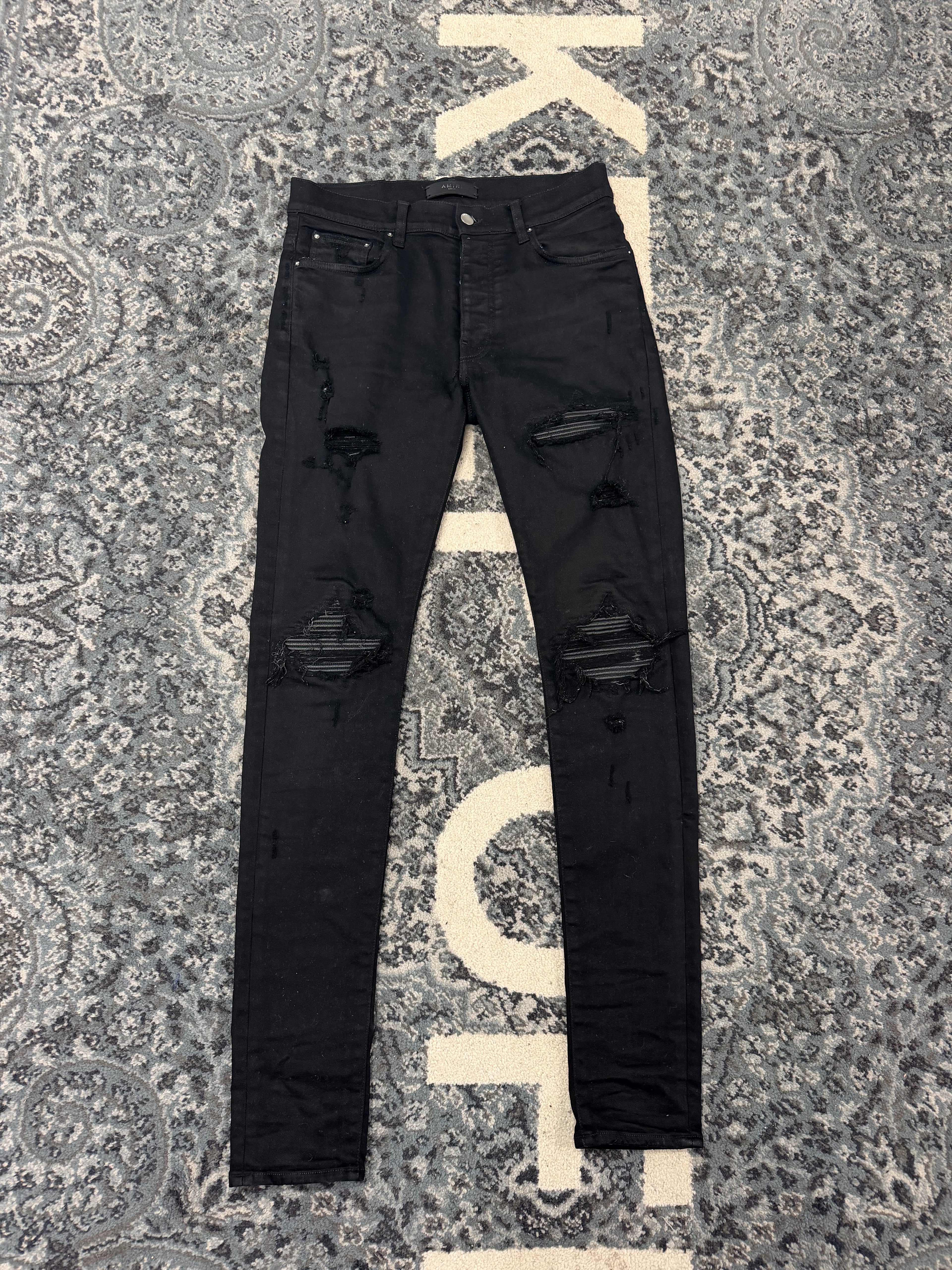 Amiri Black patch MX 1 sz 31 U