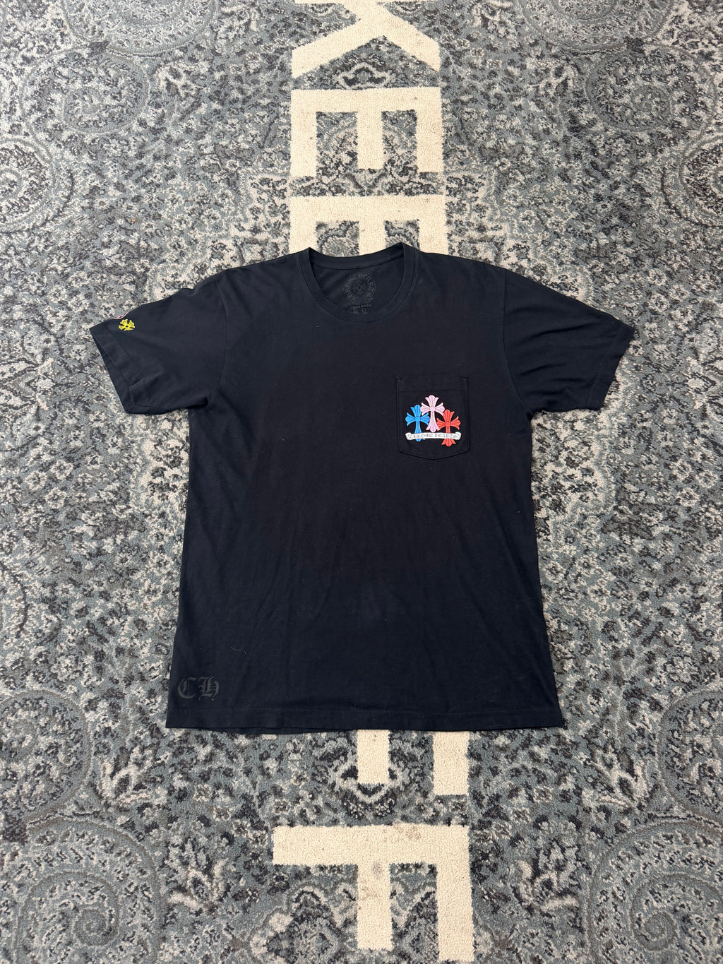 Chrome Hearts Multi Color Cemetery Shirt Size L U (T)