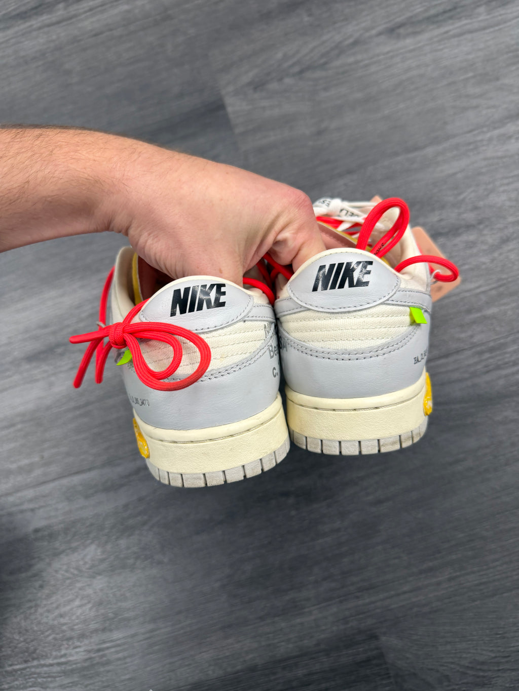 NIKE off white dunk "lot 6" 10M OG ALL U