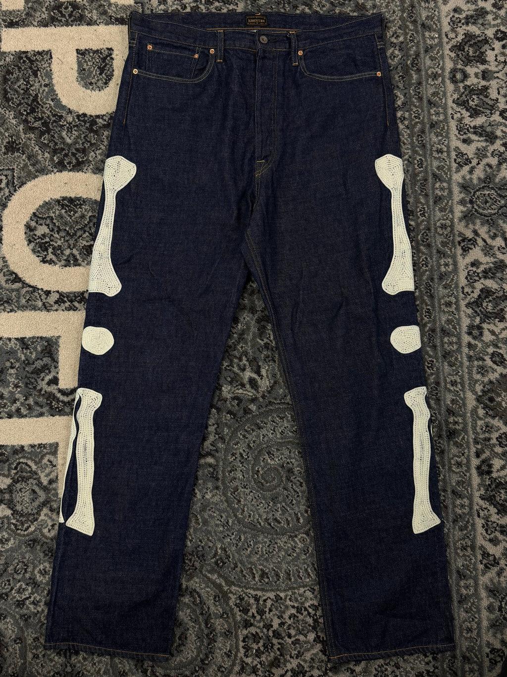 KAPITAL 14oz denim jeans dark blue 38 U