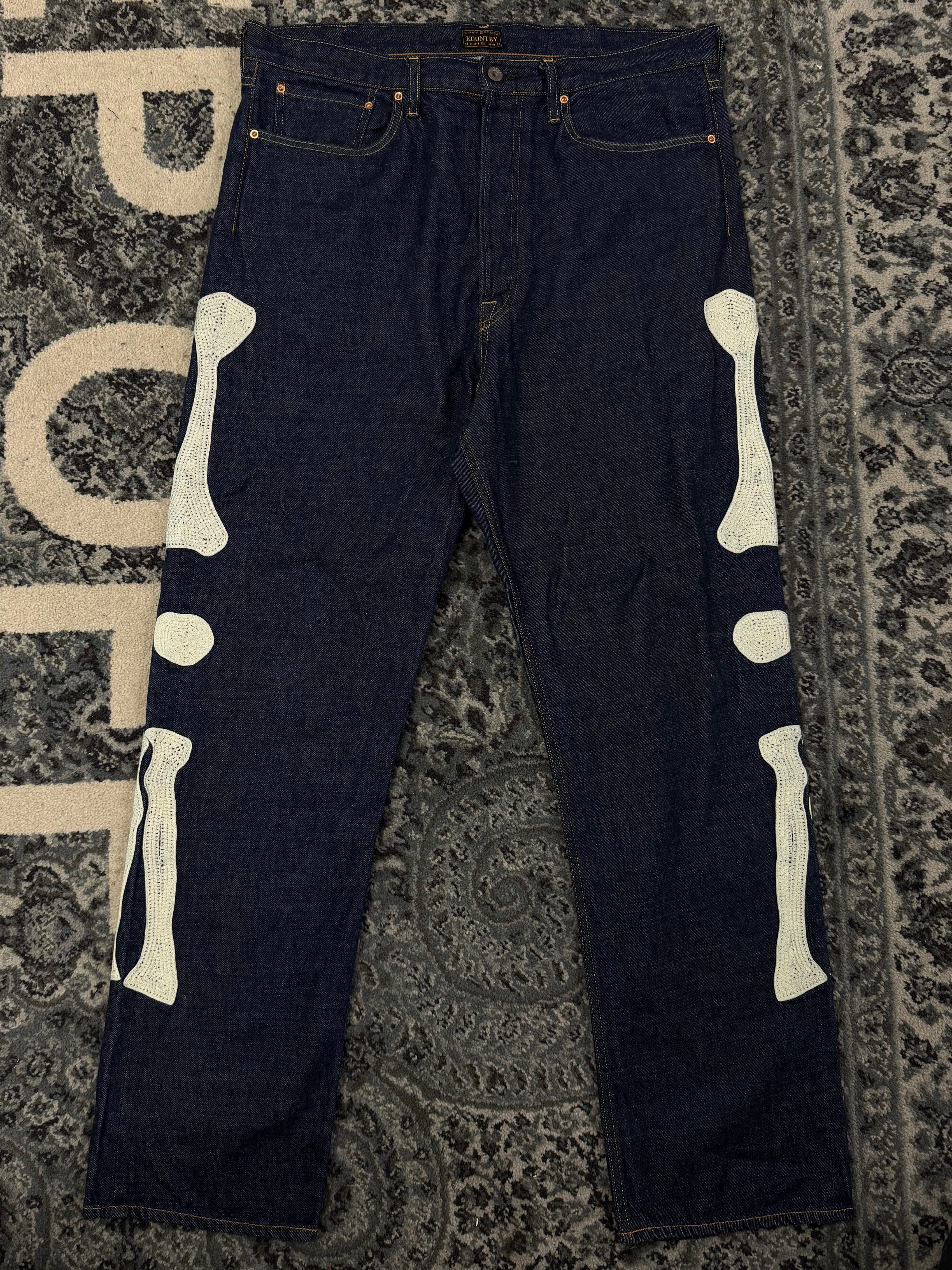 KAPITAL 14oz denim jeans dark blue 38 U