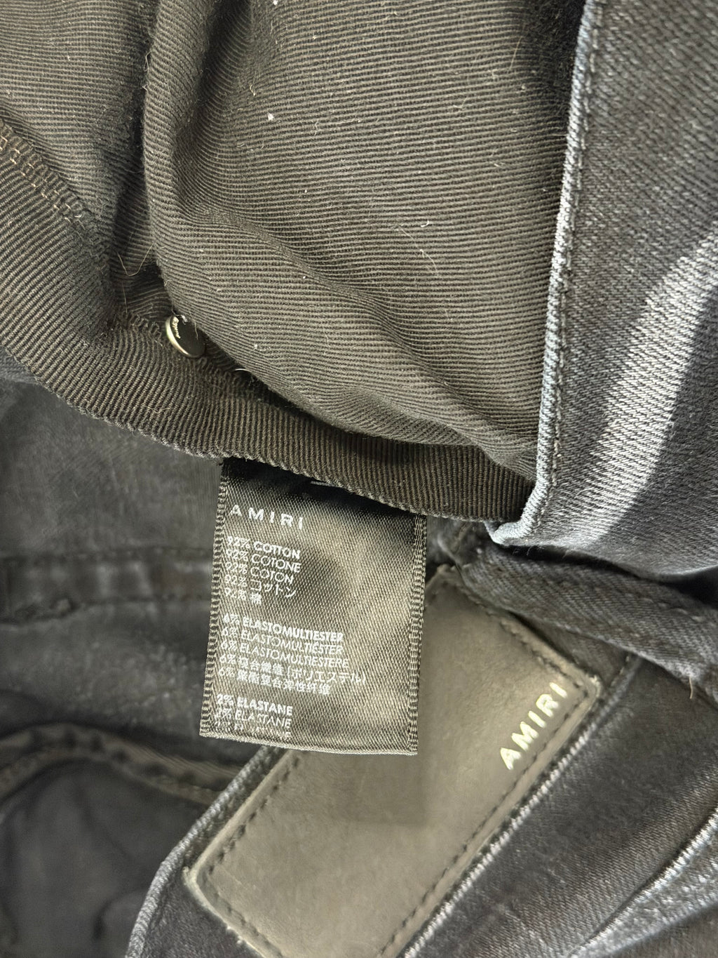 AMIRI red patch mx1 jeans black 34 U