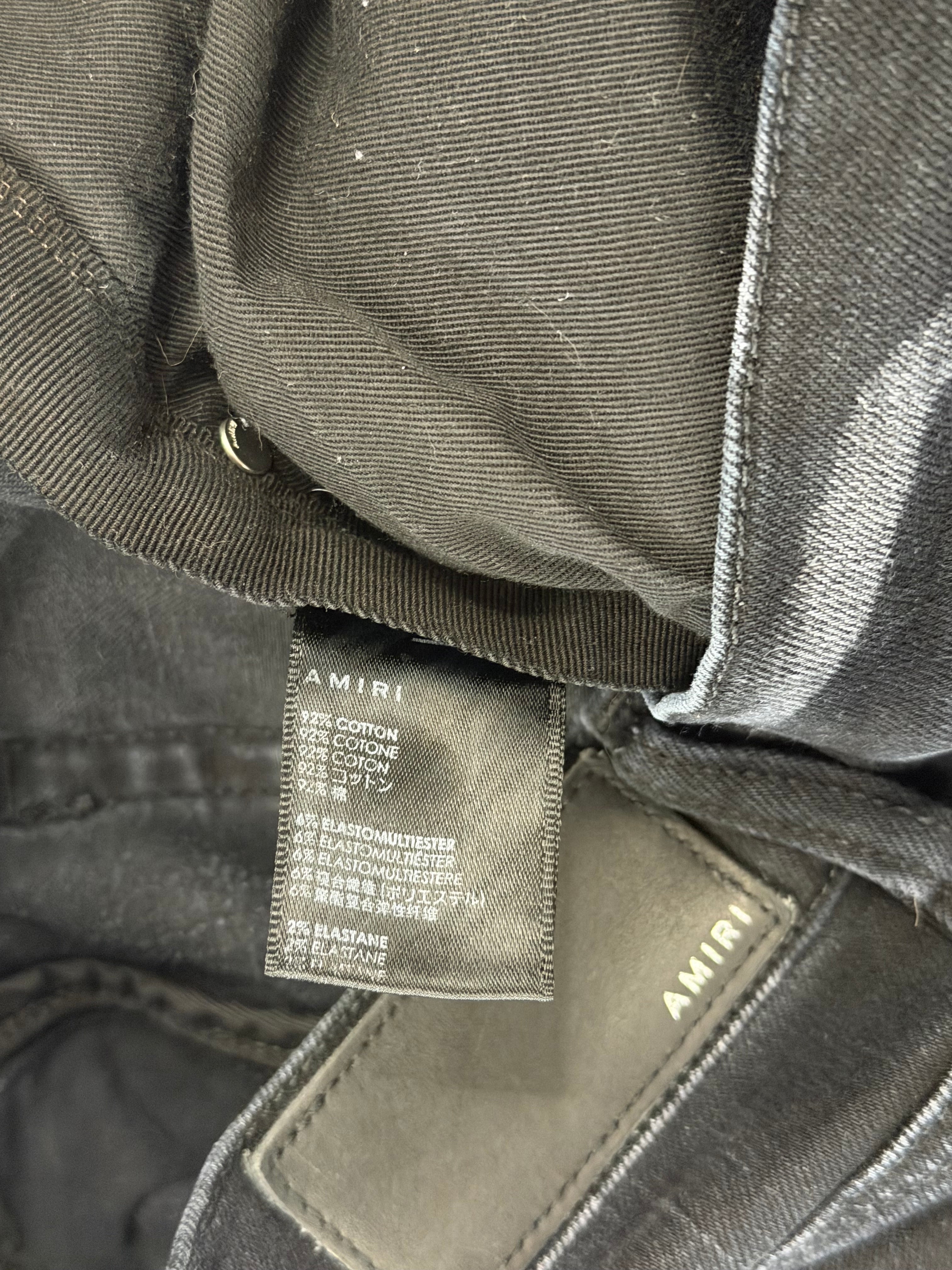 AMIRI red patch mx1 jeans black 34 U