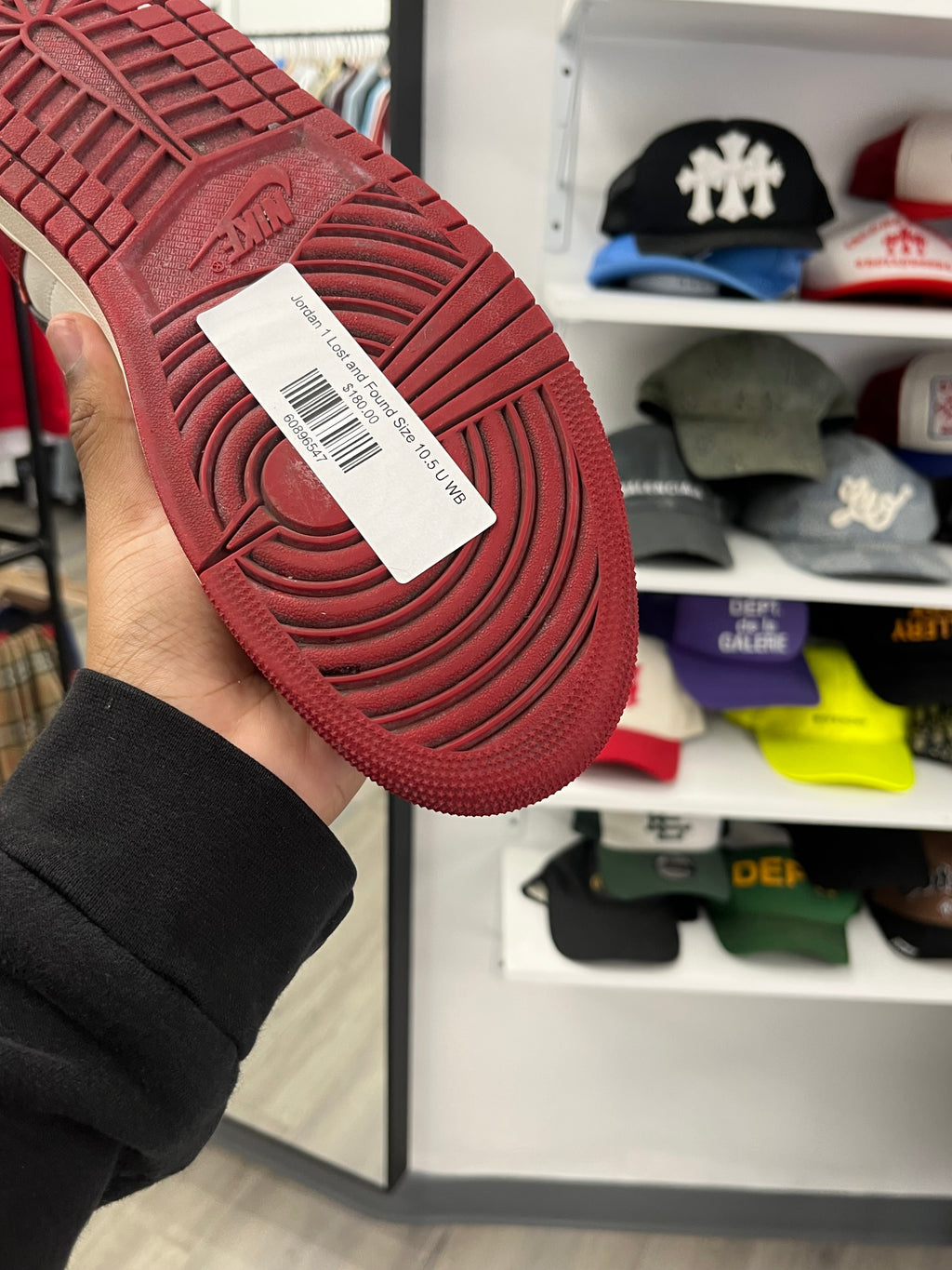 Jordan 1 Lost and Found Size 10.5 U WB