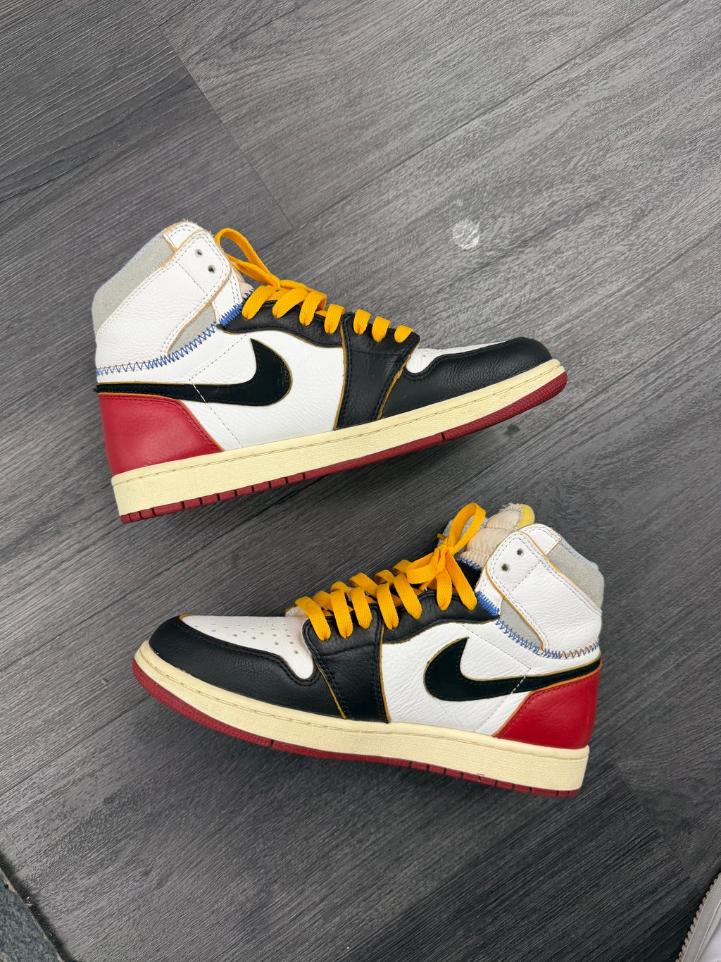 JORDAN 1 retro high black toe LA 9M OG ALL U