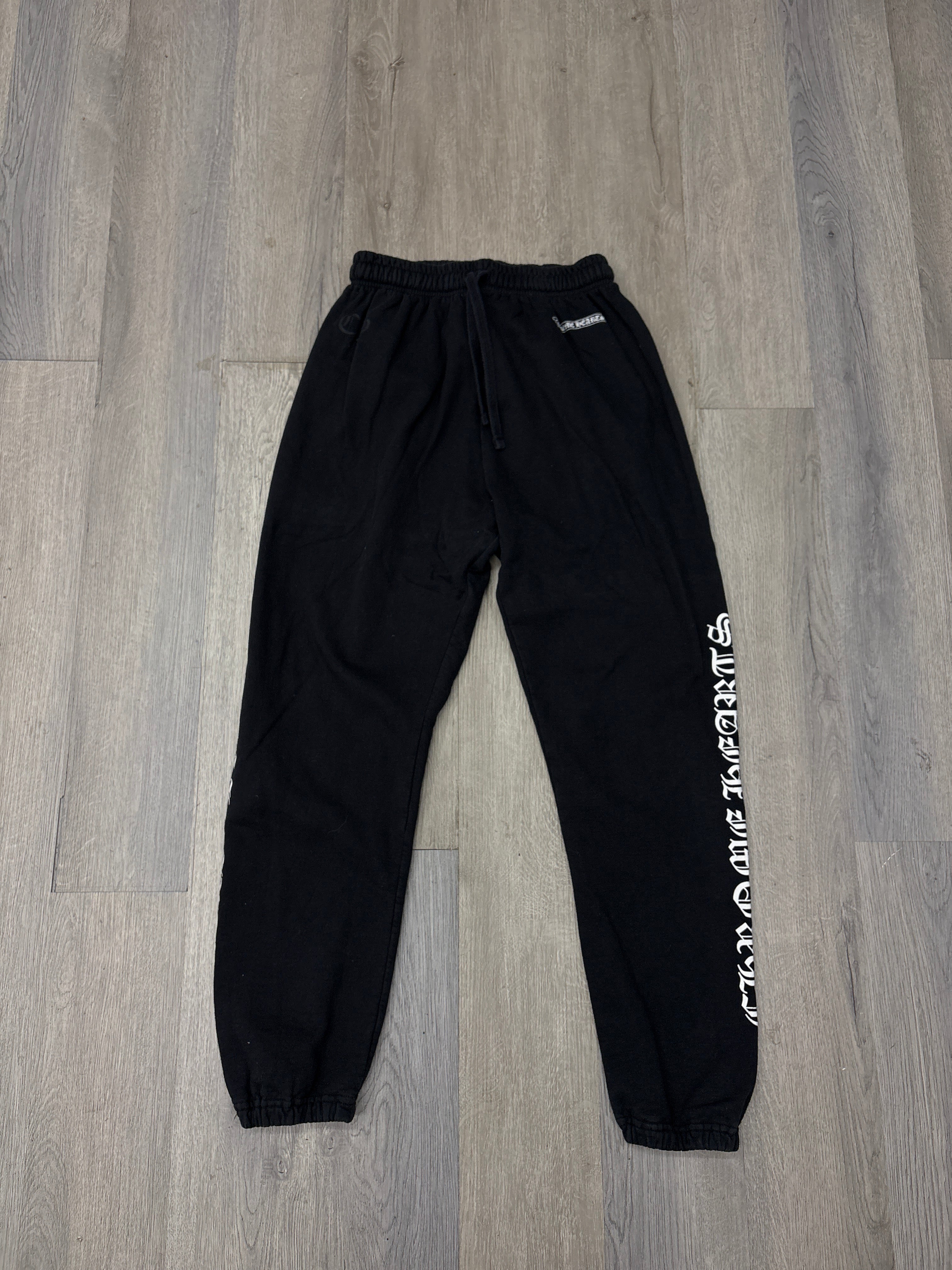 Chrome Hearts scroll logo sweatpants M U