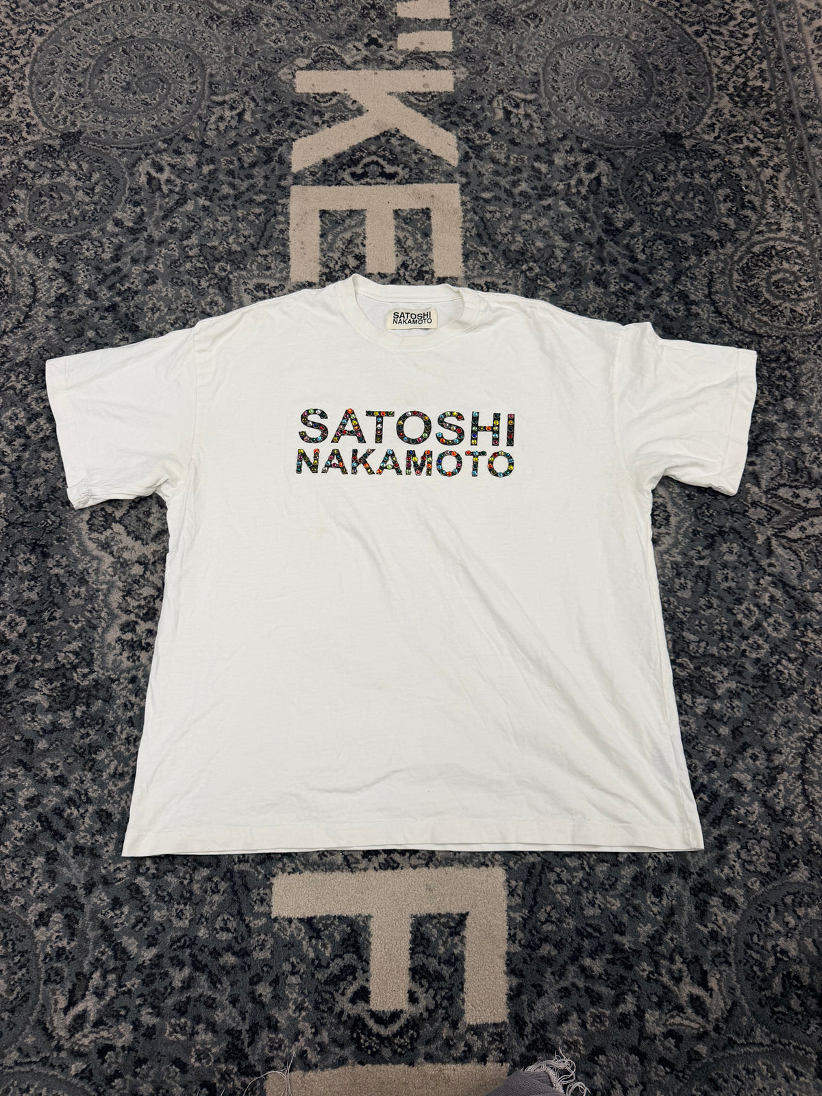 Satoshi Nakamoto Gem Studded Shirt Size XXL U