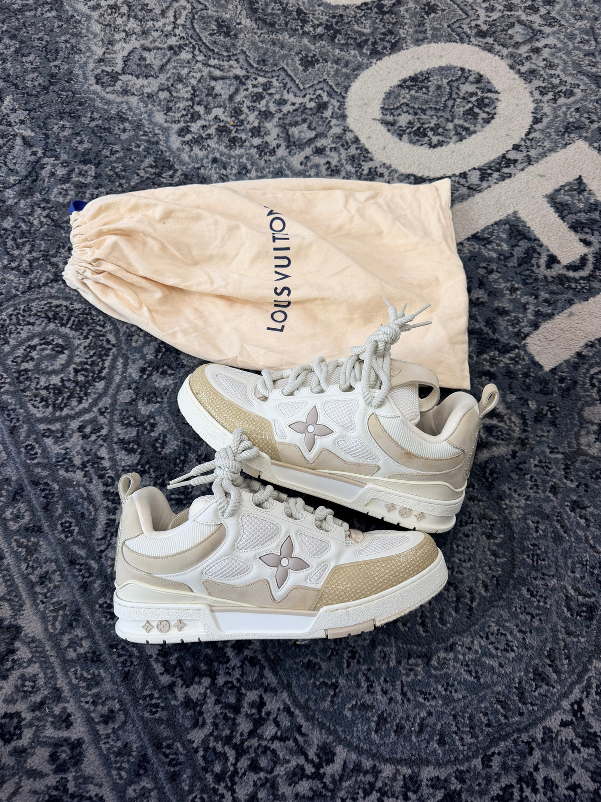 LV Beige Skates Size 11 No box