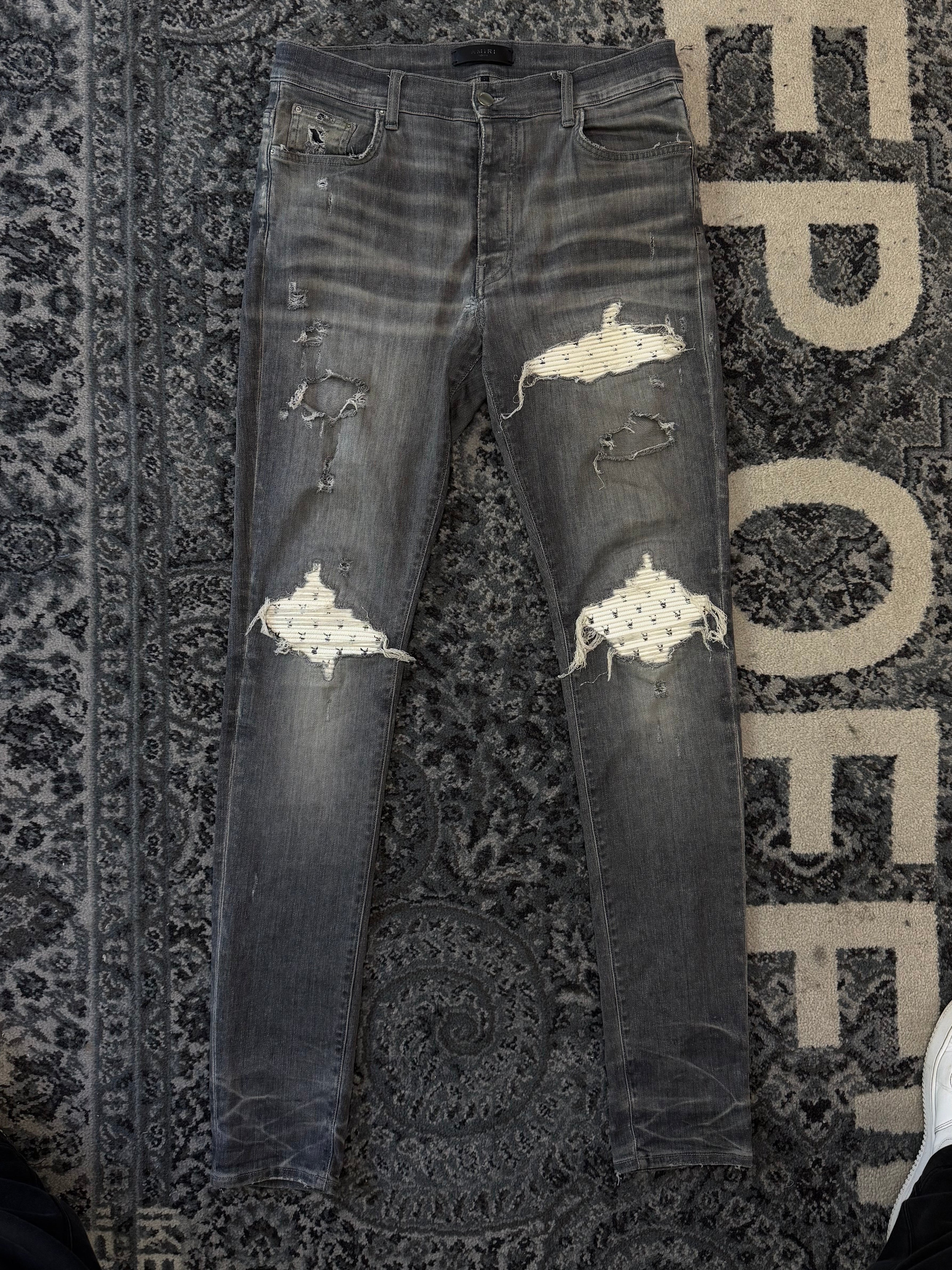 AMIRI playboy patch mx1 jeans grey 34 U (flawed)