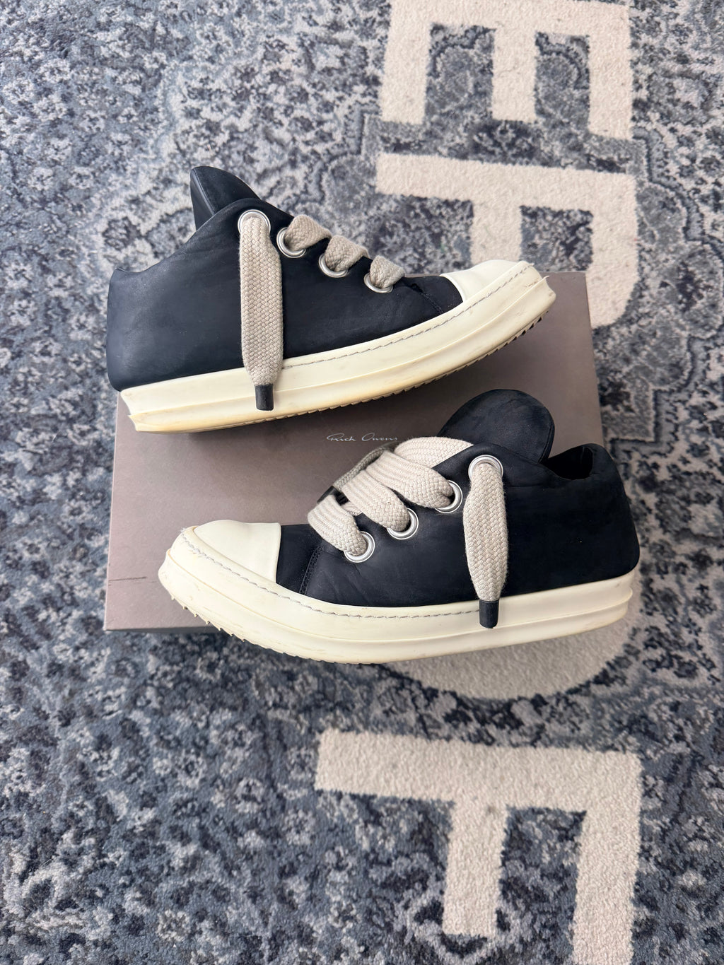 Rick Owen Mainline Jumbo Lace Size 42.5 (Fits 9.5-10) WB