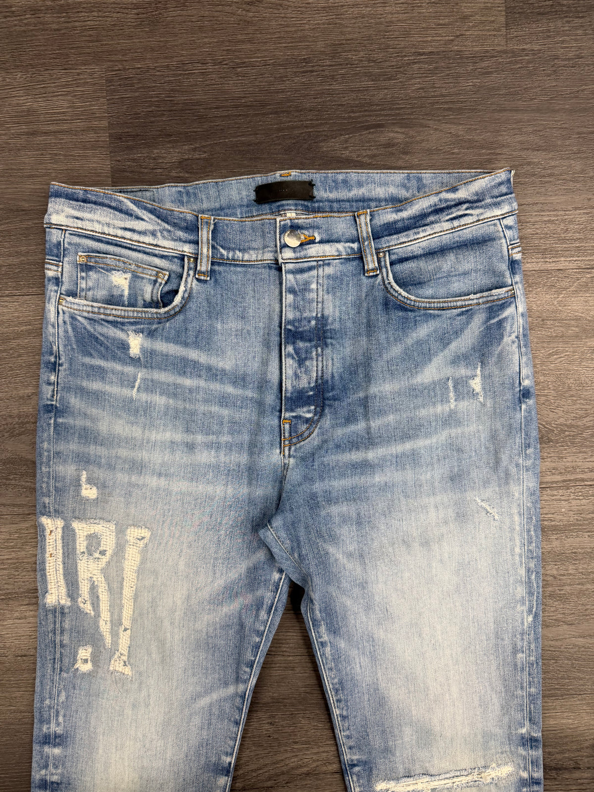 AMIRI side logo jeans blue 36 U