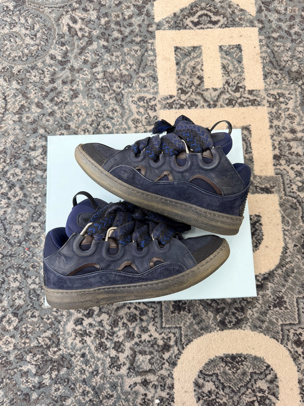 Lanvin Curb Sneakers Size 10 U WB