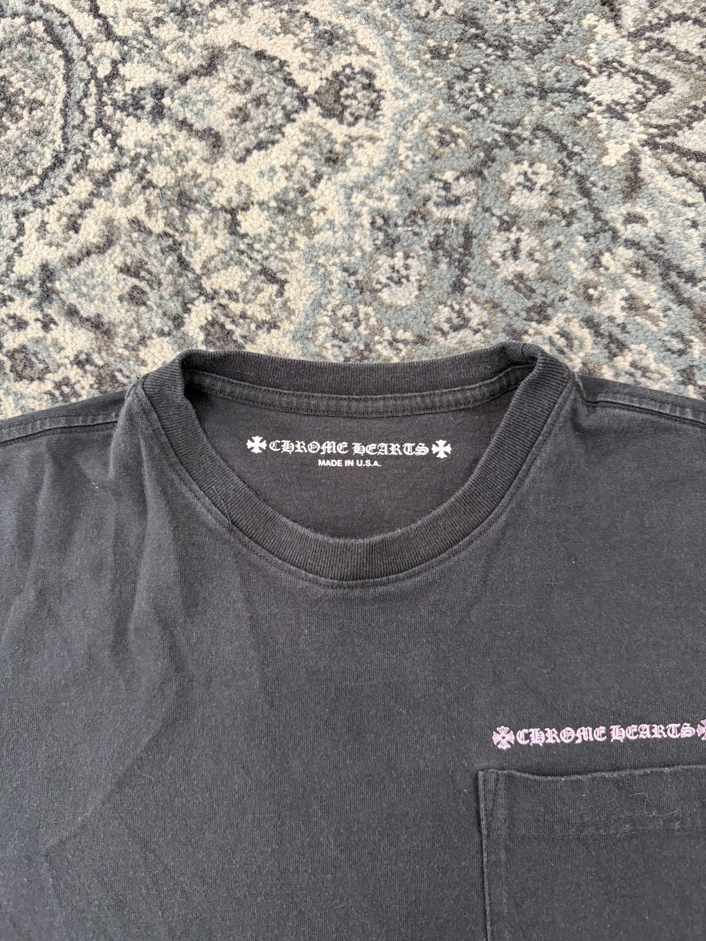 CHROME HEARTS matty boy tee black/pink M (Fits Small) U
