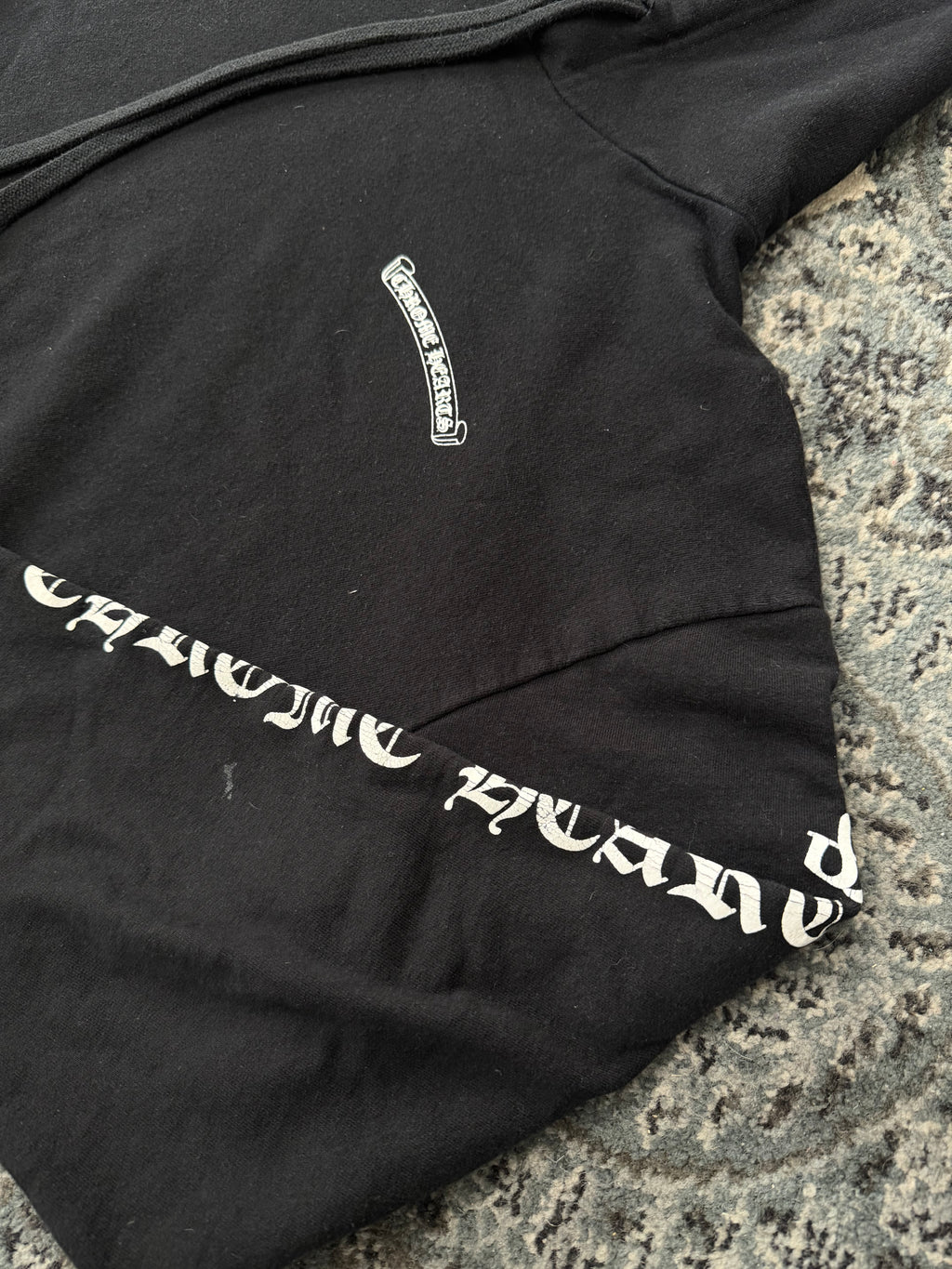Chrome Hearts Scroll Logo Hoodie Xl U
